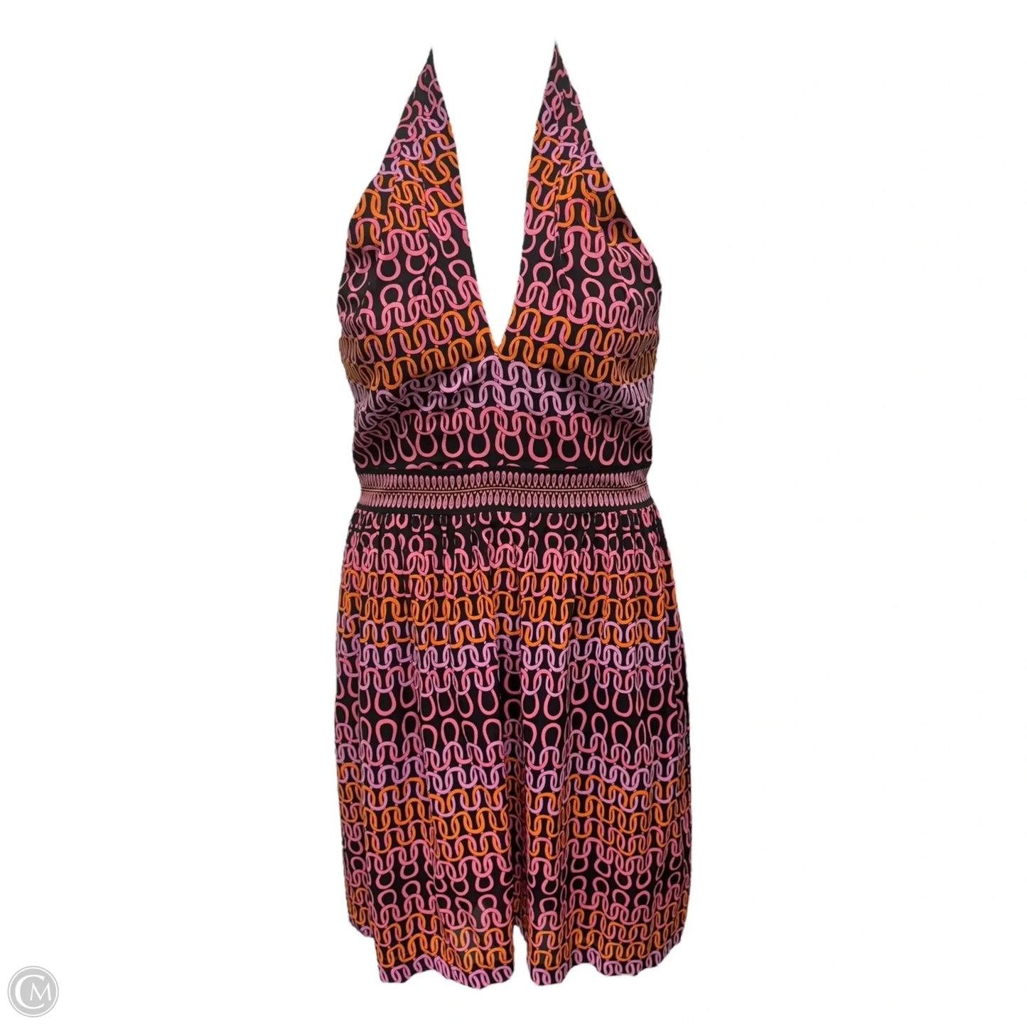 Campania Loop Halter Dress Designer By Trina Turk In Multi-colored, Size: 8