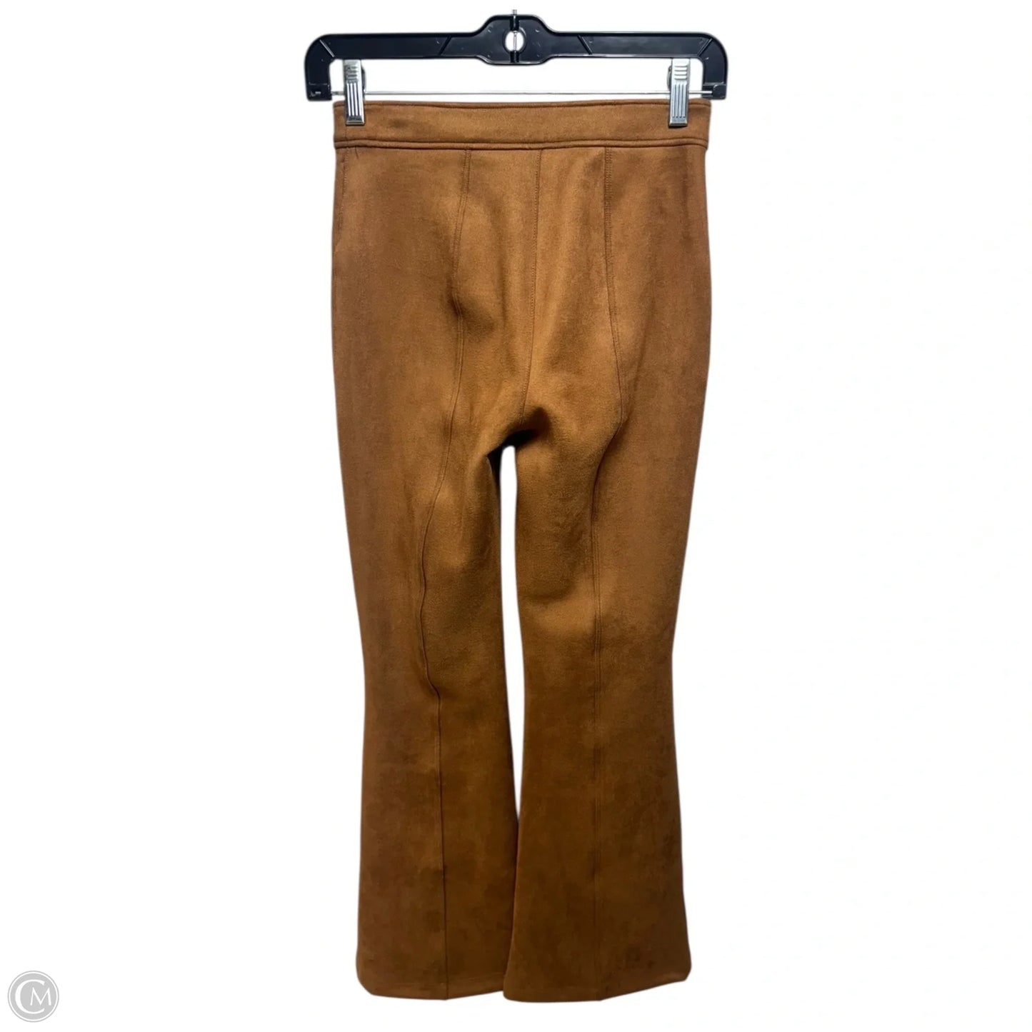 Faux Suede Flared Pants Other By Spanx In Brown, Size: Xs