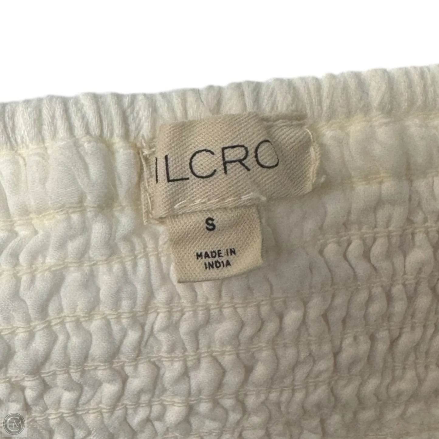 Strapless Twofer Midi Dress By Pilcro In White, Size: S