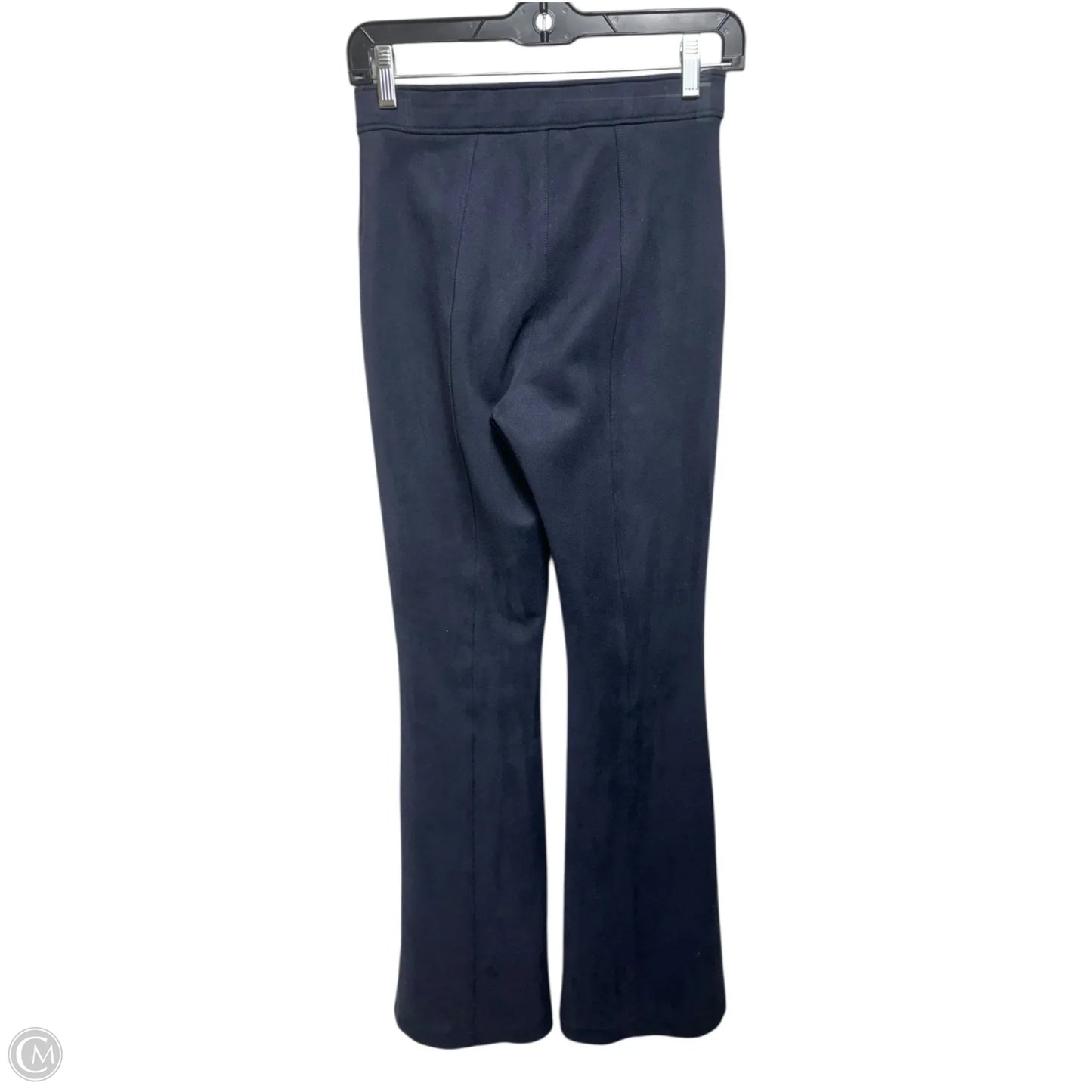 Faux Suede Flared Pants By Spanx In Navy, Size: S