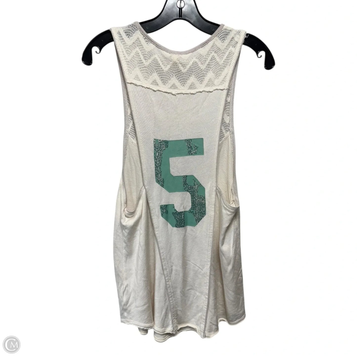 Bleachers Graphic Tank Top By We The Free In Ivory, Size: XS