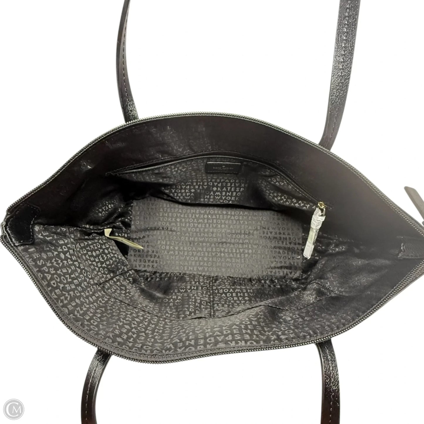 Haven Lane Glitter Tote Designer By Kate Spade In Black, Size: Small