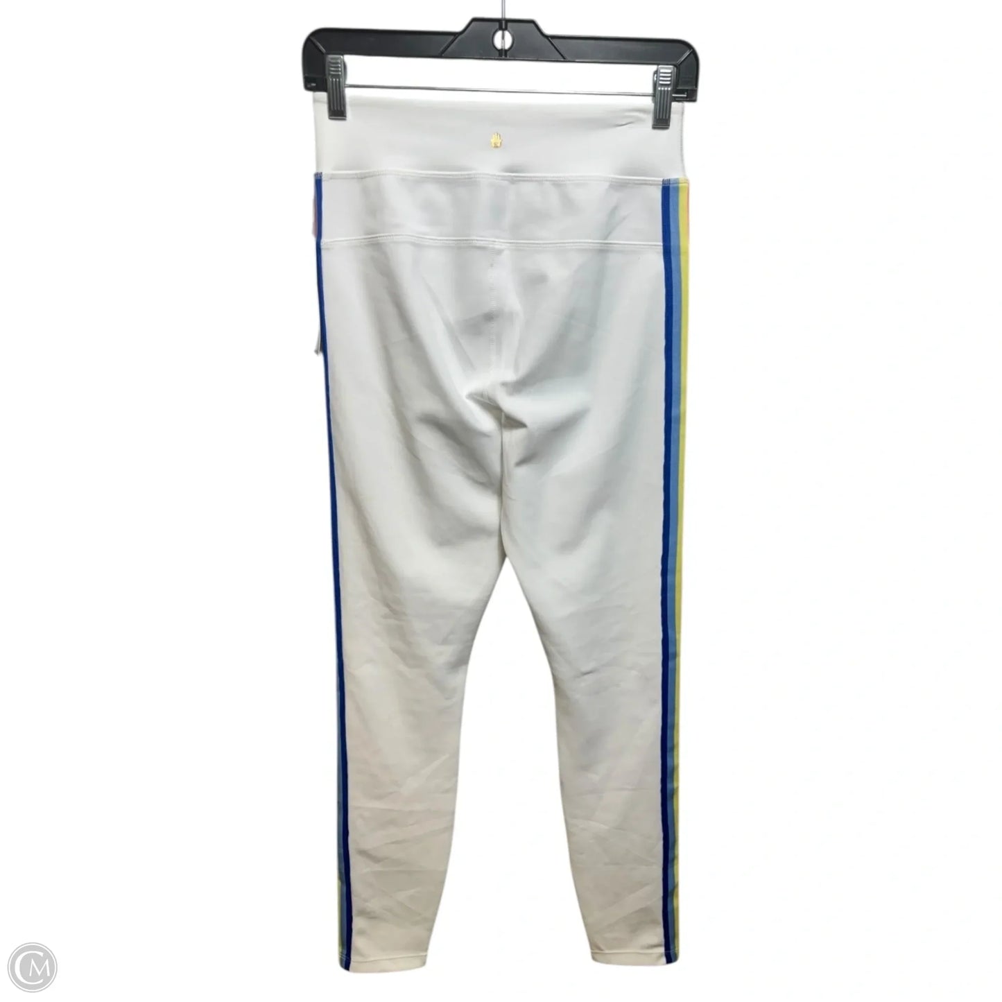 Track Tight Athletic Leggings By Spiritual Gangster In White, Size: L