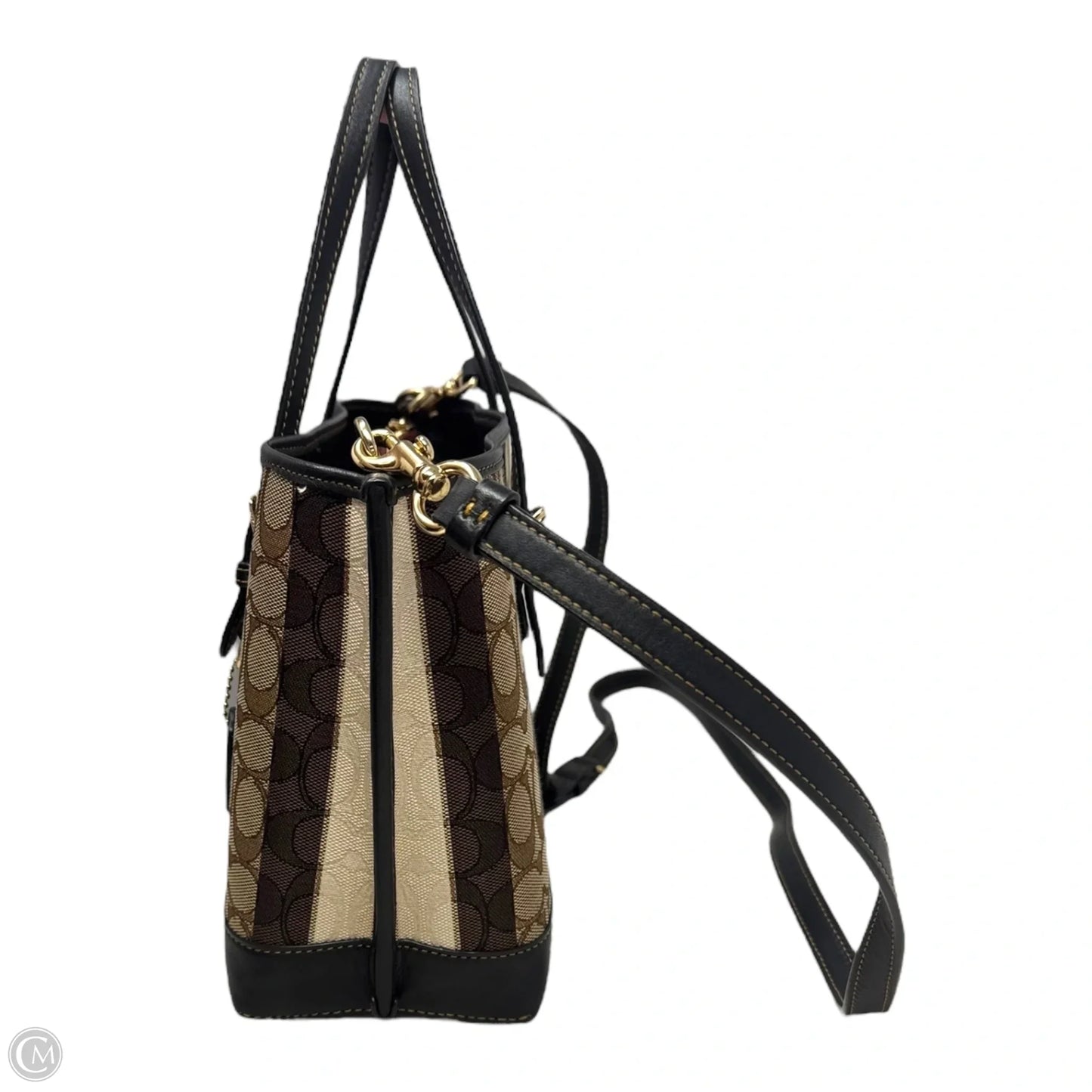 Mollie Tote Handbag Designer By Coach, Size: Medium
