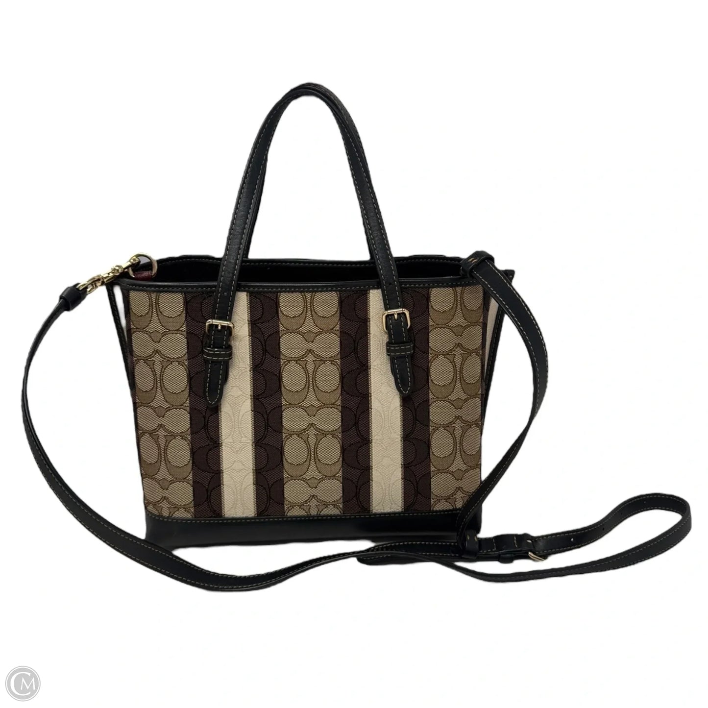 Mollie Tote Handbag Designer By Coach, Size: Medium