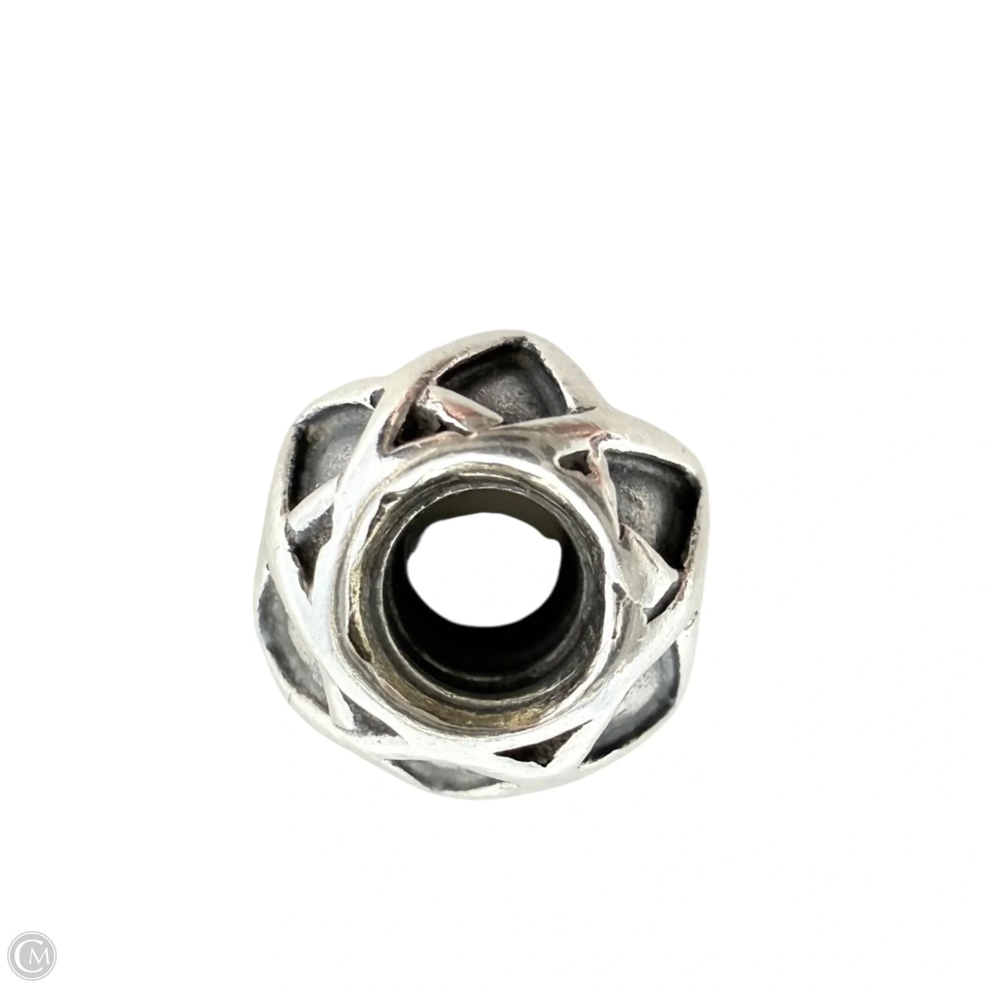 Sterling Silver Harlequin Criss Cross Bracelet Charm By Pandora
