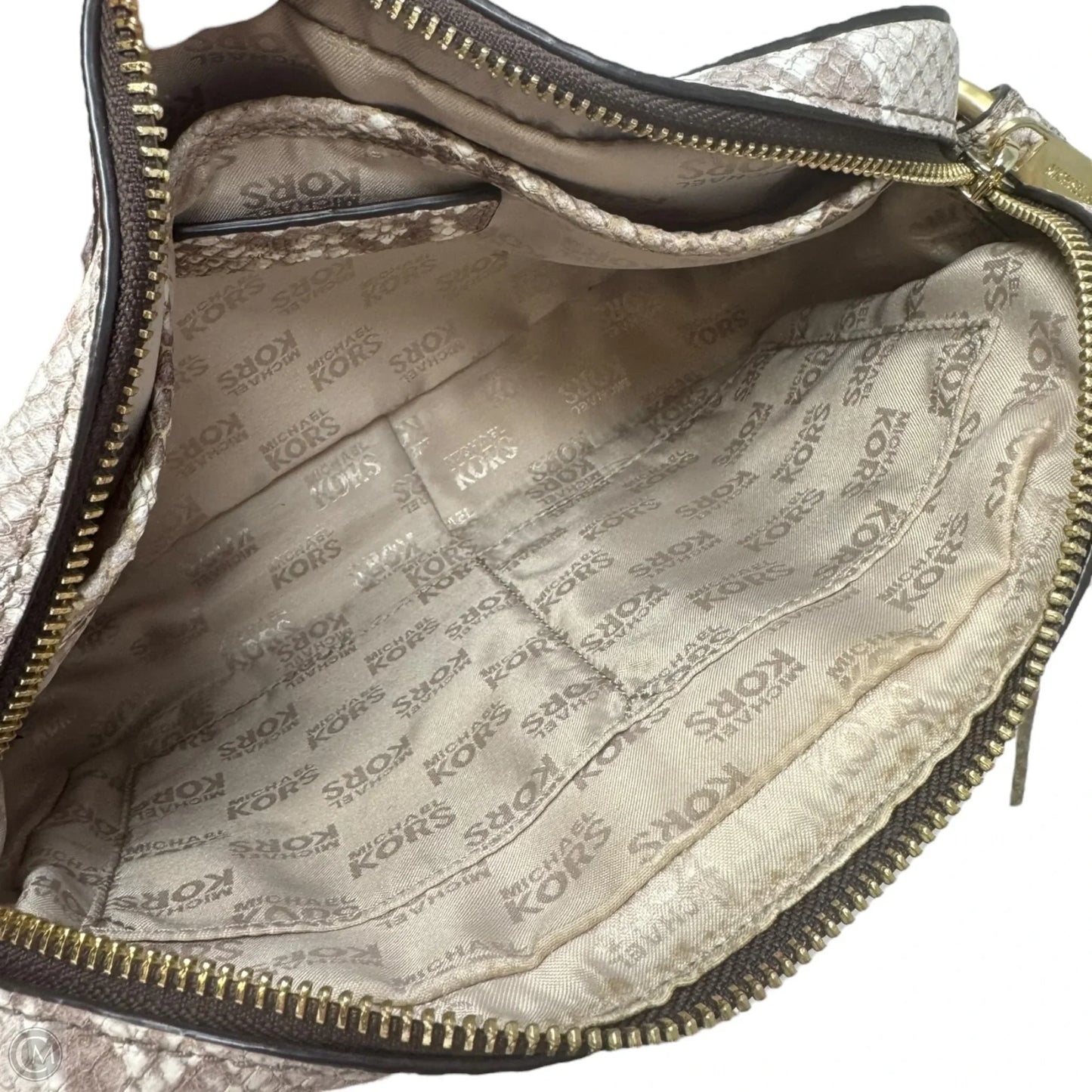 Grommets Crossbody Designer By Michael Kors, Size: Medium