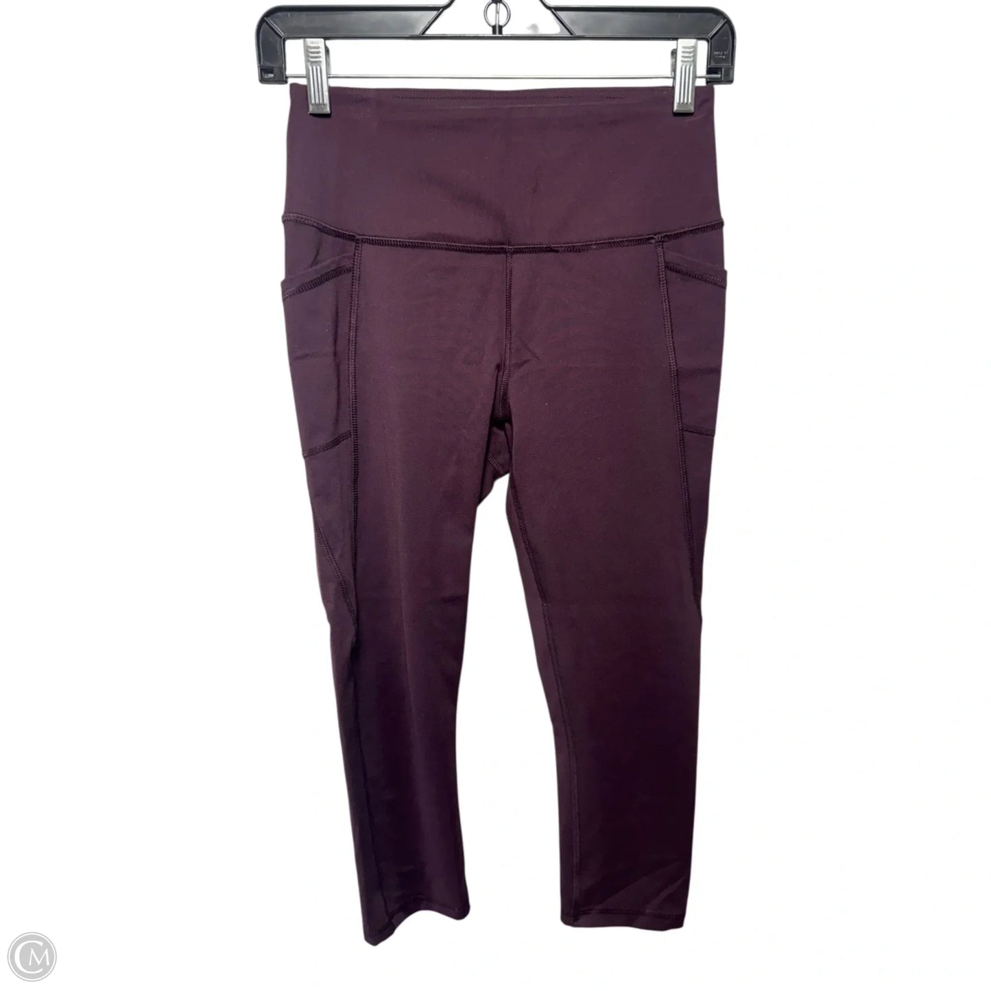 Athletic Leggings Capris By Gottex In Maroon, Size: S