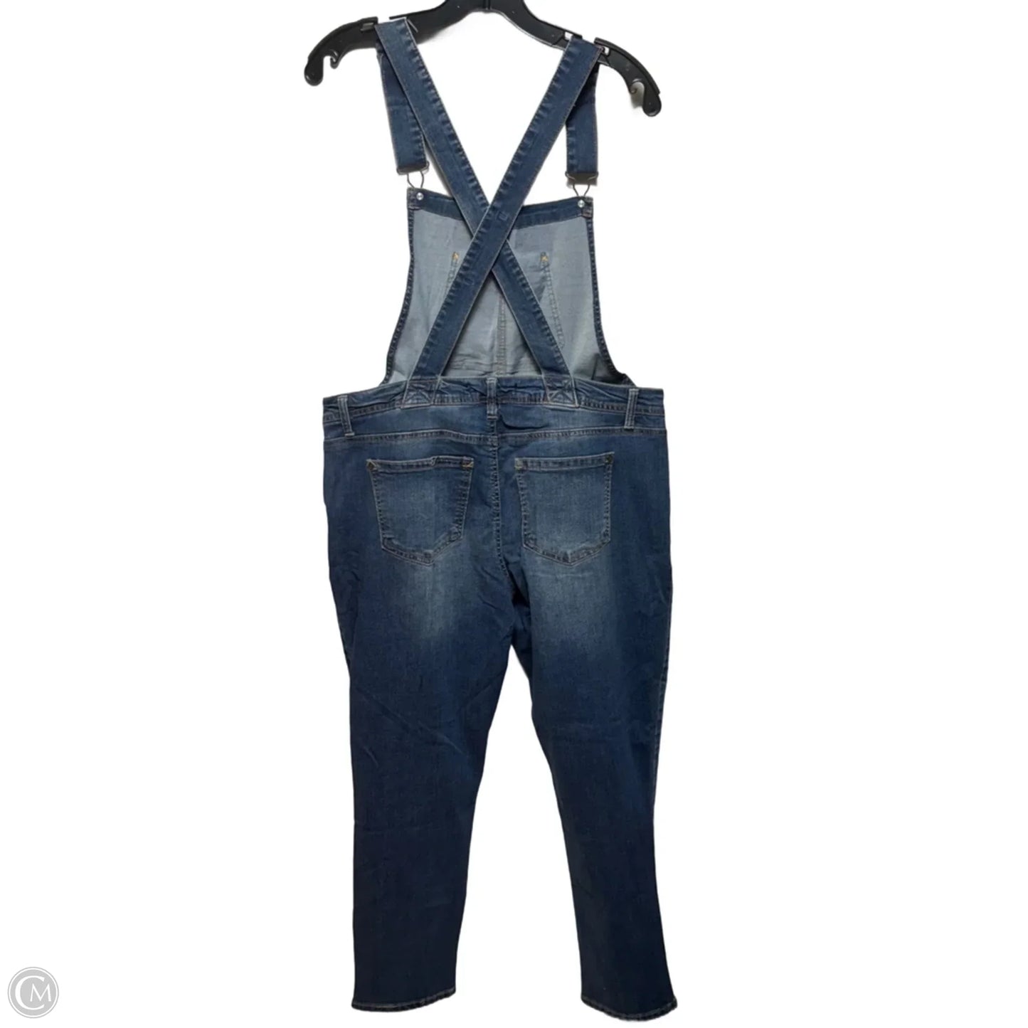 Overalls By Wallflower In Blue Denim, Size: Xl