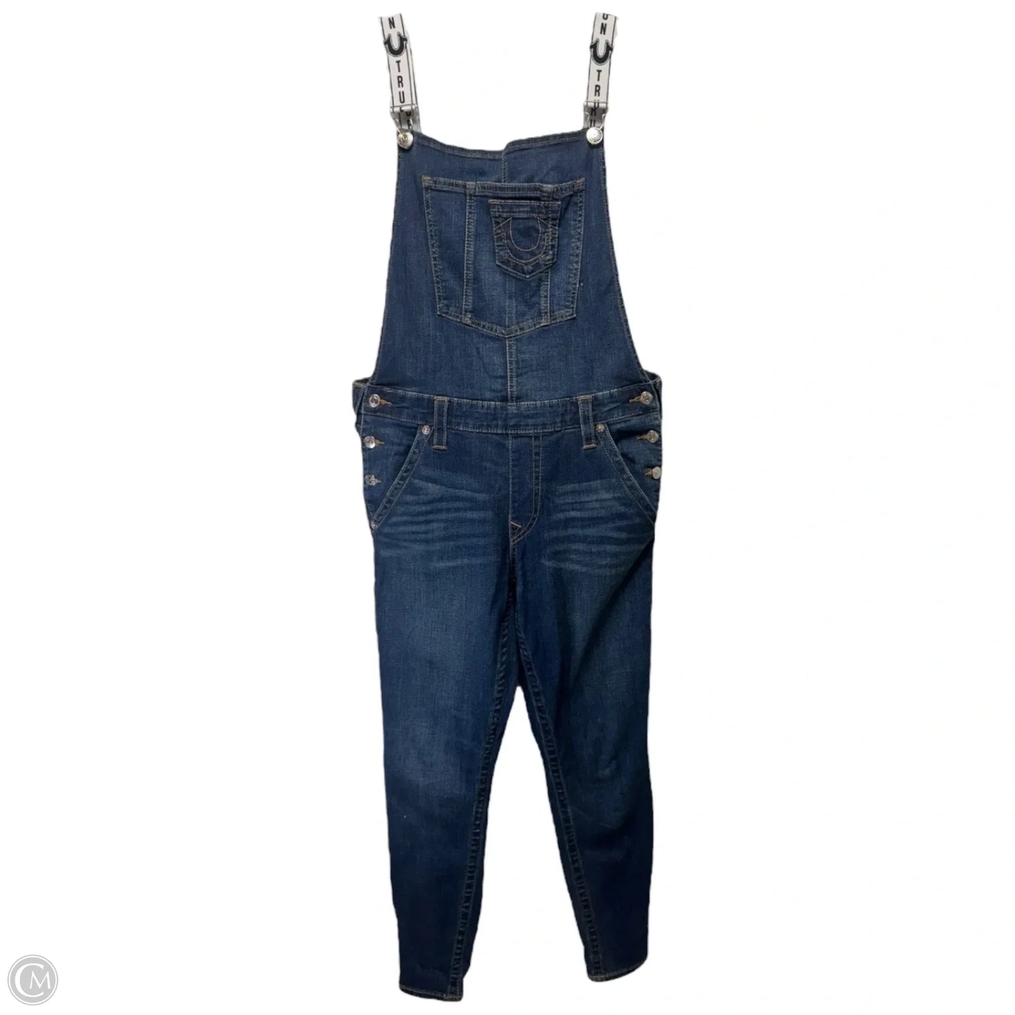 Overalls By True Religion In Blue Denim, Size: Xl