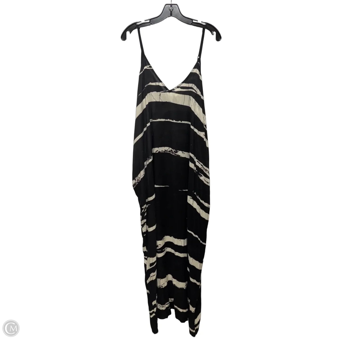 Dress Casual Maxi By Lovestitch In Black & Cream, Size: M/L