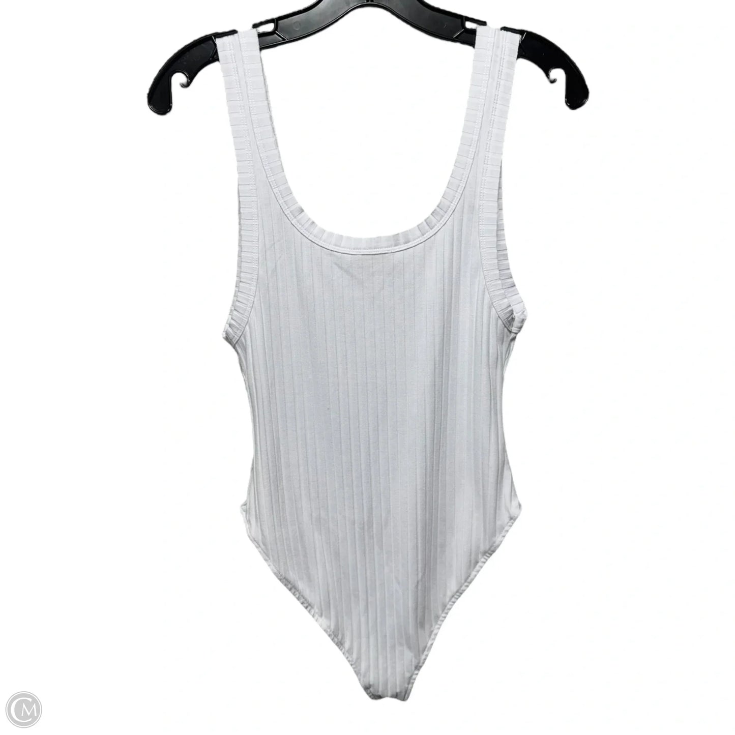 Henley Rib Bodysuit By Free People In White, Size: S