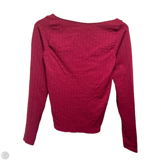 Aidy Seamless Scoop Back Top By Anthropologie In Red, Size: S