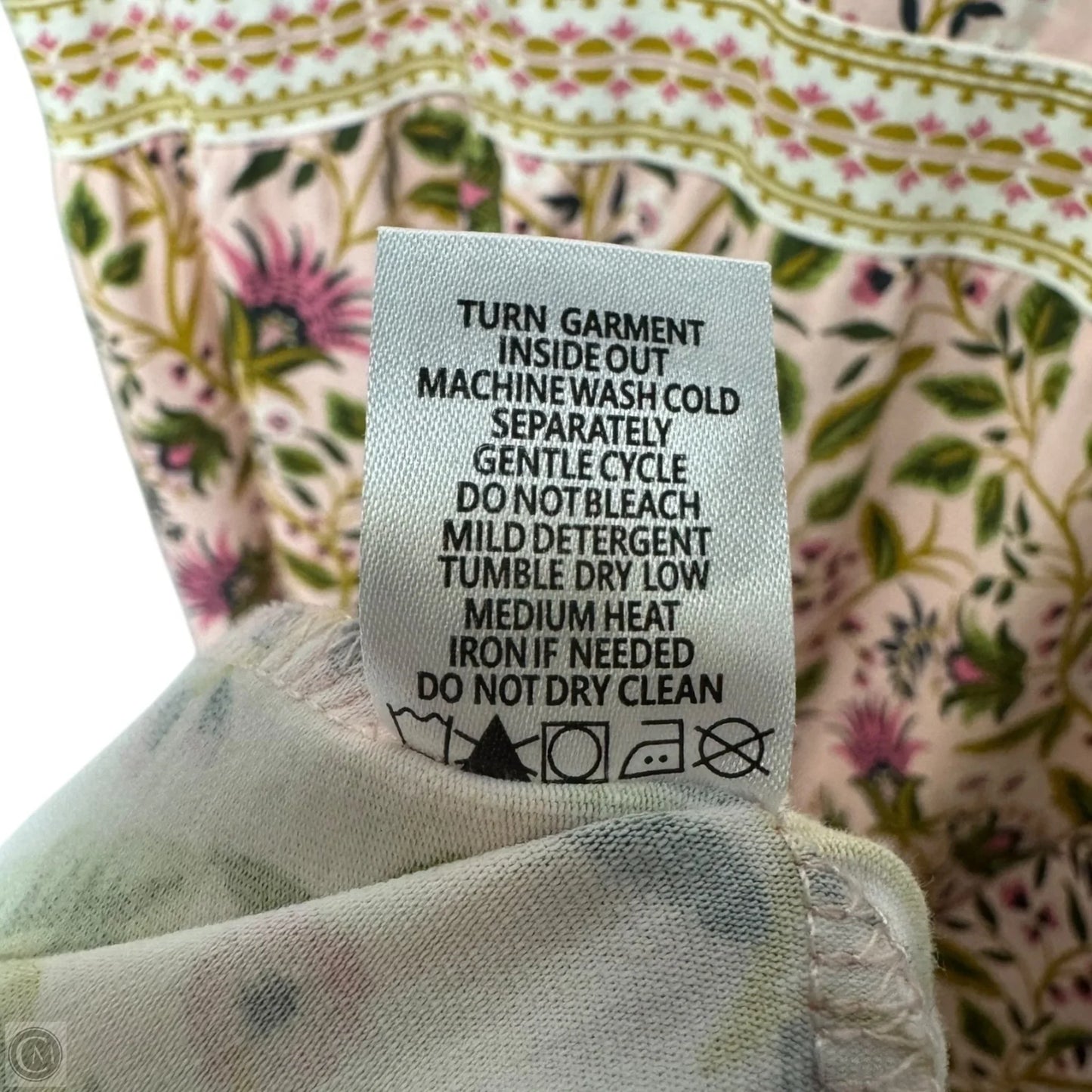 Gabrielle Pima Cotton Sleeveless Midi Dress By Spartina In Multicolor Floral, Size: L