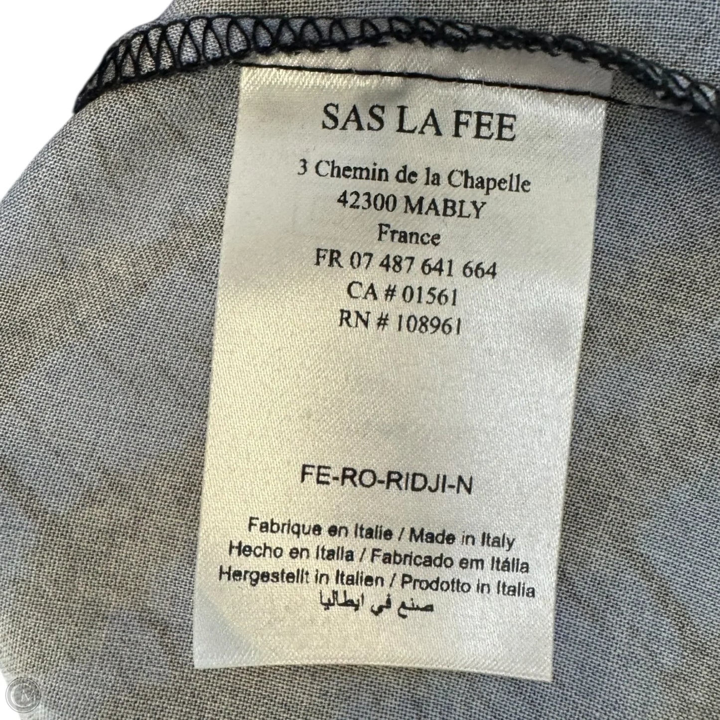 Tie Neck Maxi Dress By La Fee Maraboutee In Black & Blue, Size: S