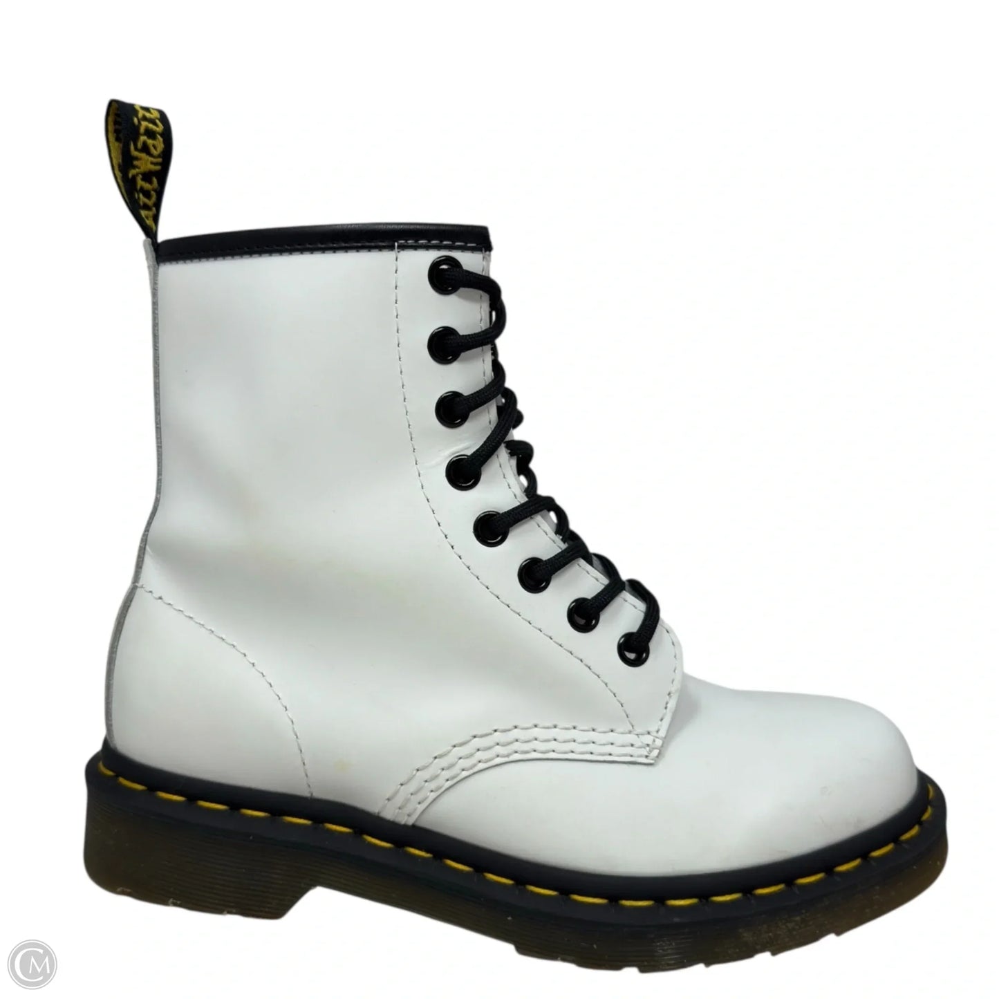1460 Bex Combat Boots By Dr Martens In White, Size: 6