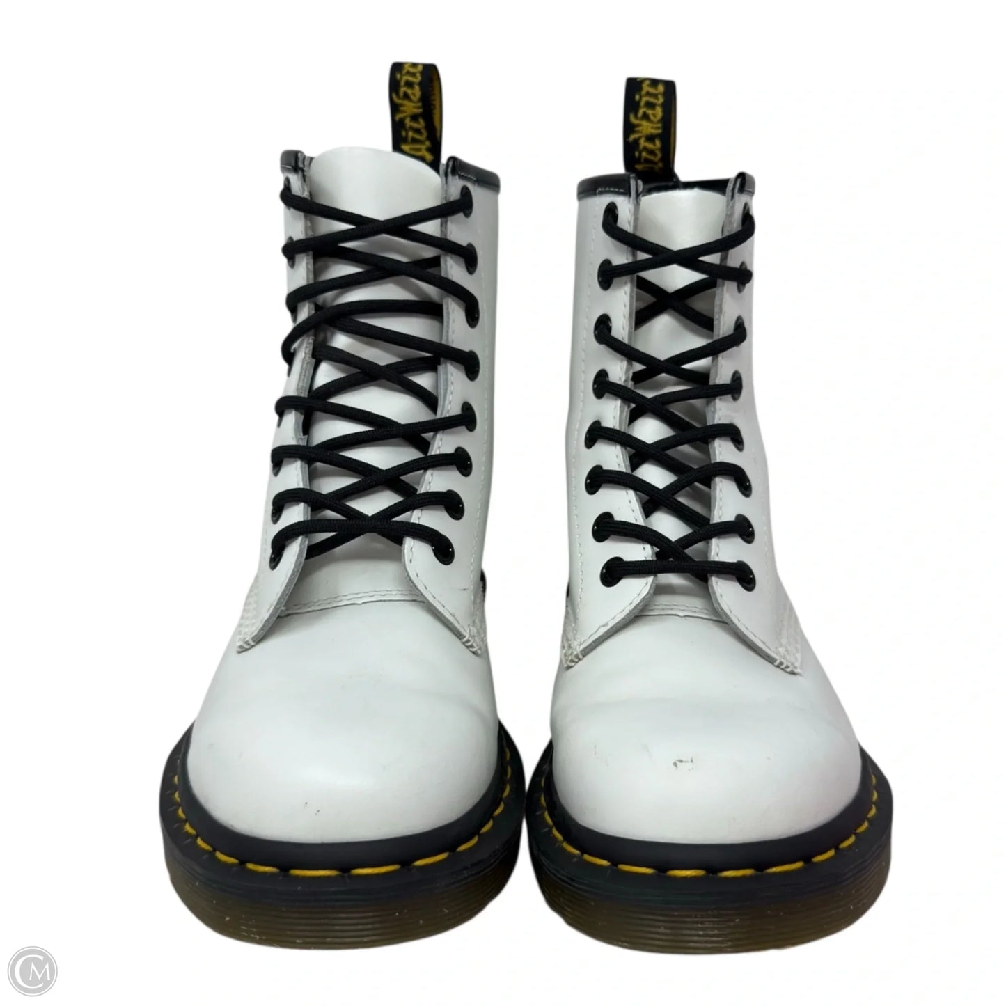 1460 Bex Combat Boots By Dr Martens In White, Size: 6