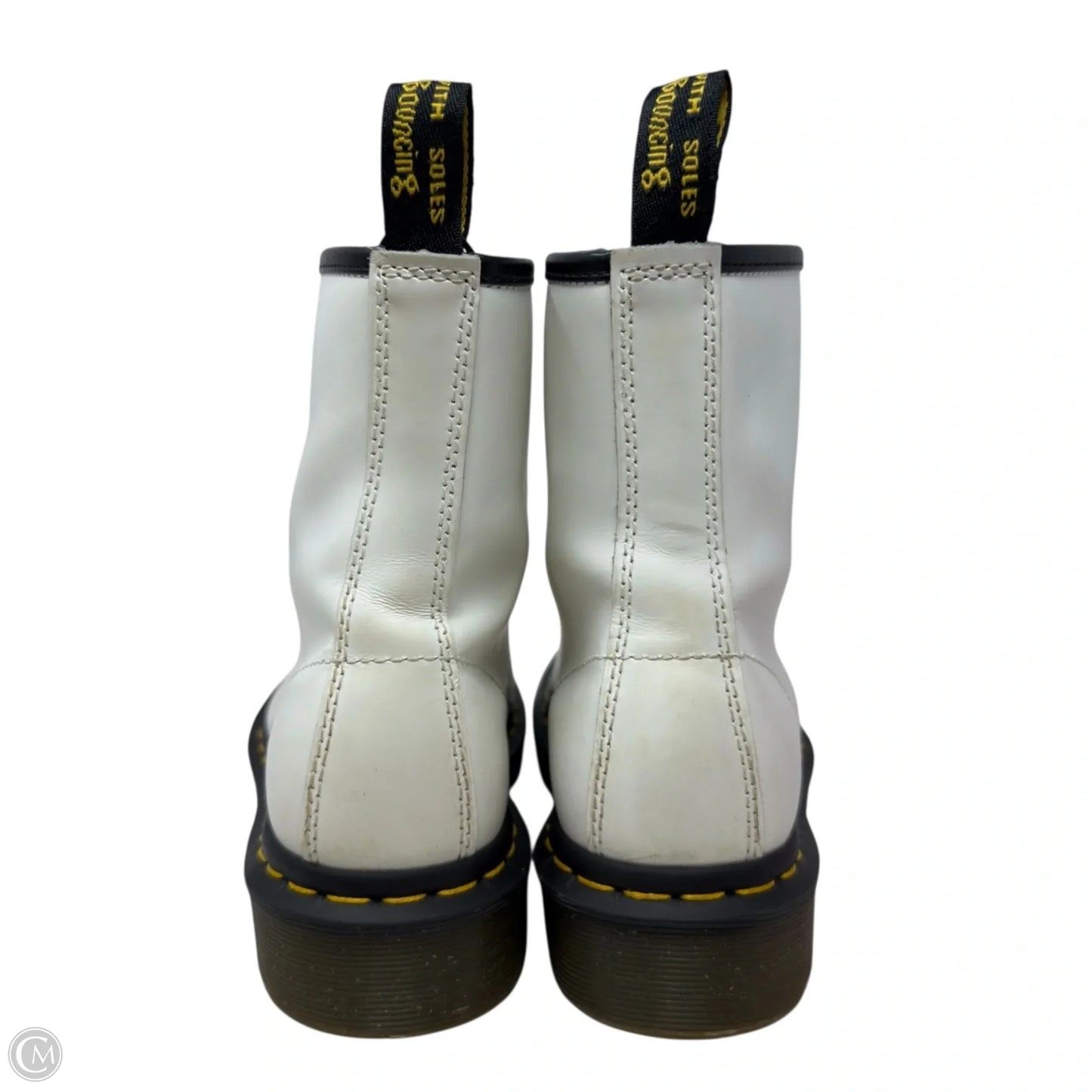 1460 Bex Combat Boots By Dr Martens In White, Size: 6
