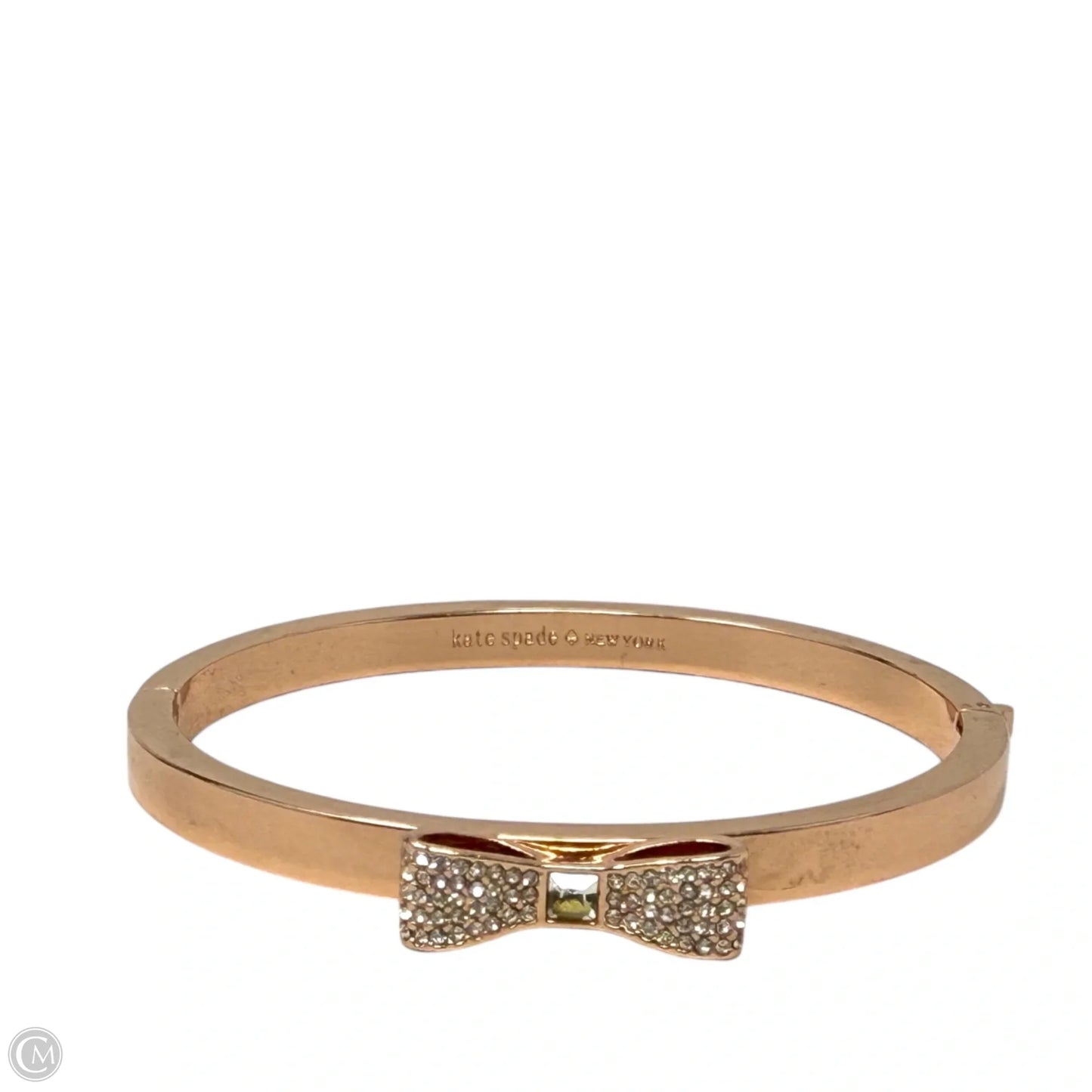 Ready Set Bow Pave Bow Bangle Bracelet Designer By Kate Spade