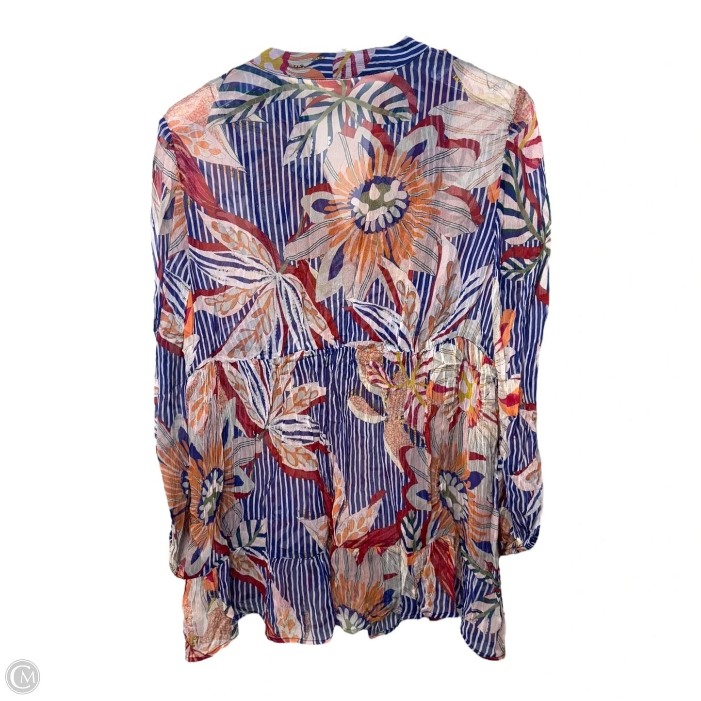 Top Long Sleeve By Soft Surroundings In Multi-colored, Size: Mp