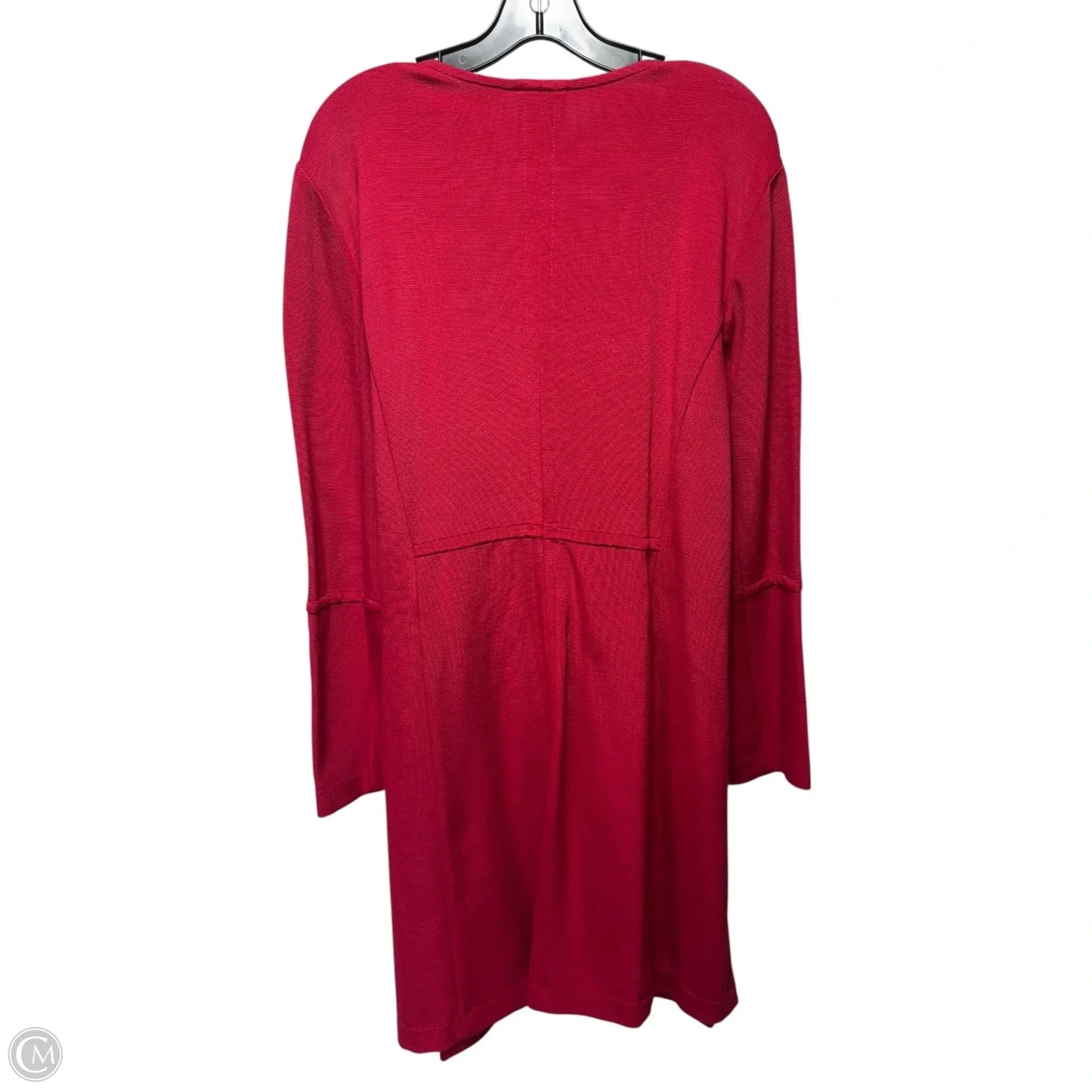 Knit Coat By Chicos In Red, Size: Xl