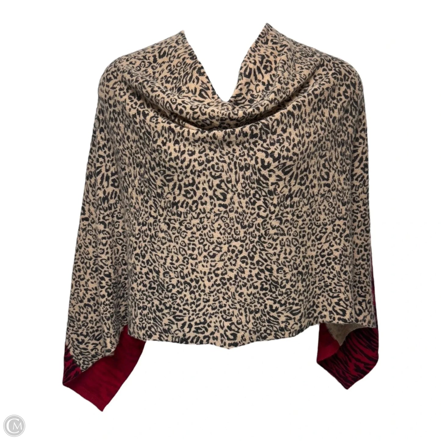 Cashmere Poncho By In Cashmere In Multi-colored, Size: Osfm