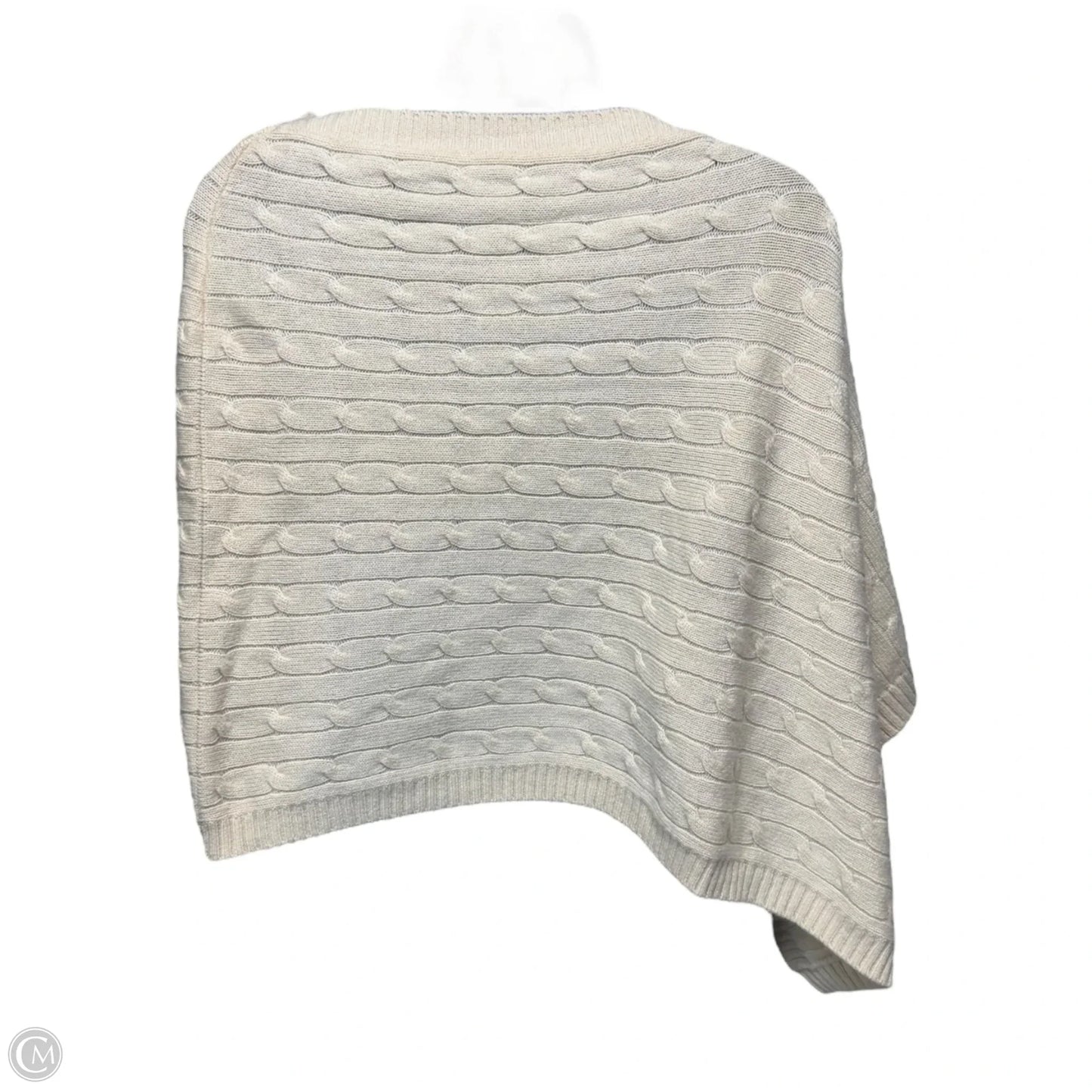 Cashmere Poncho By Vince In Cream, Size: Osfm, estimated small