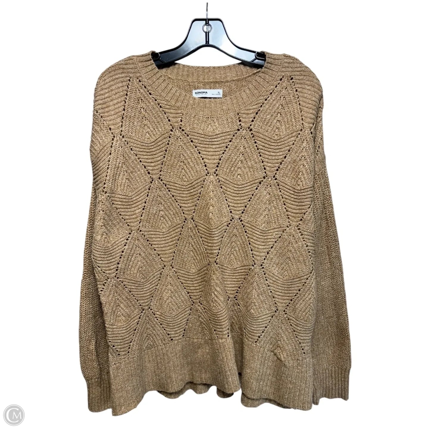 Sweater By Sonoma In Tan, Size: Xl