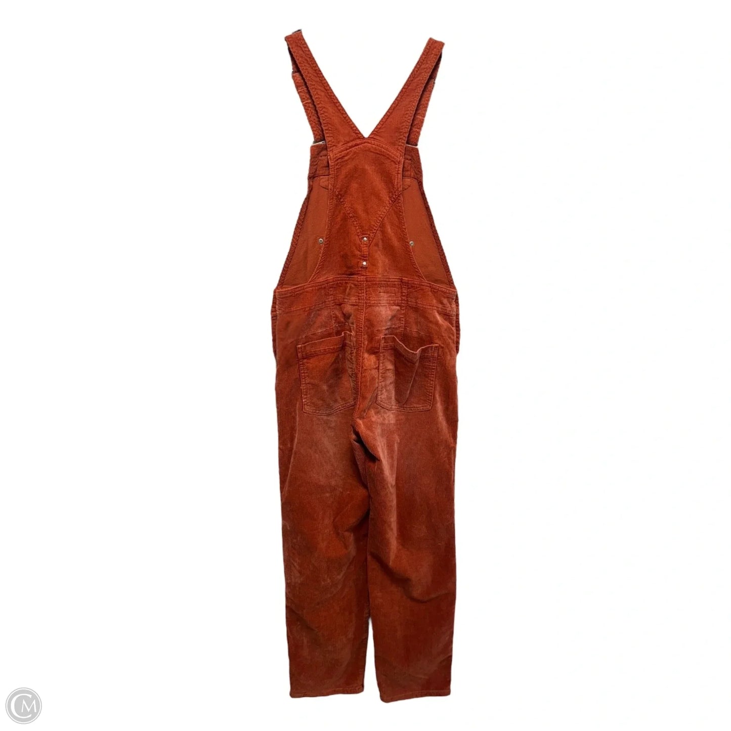 Corduroy Overalls By Pilcro In Orange, Size: 0