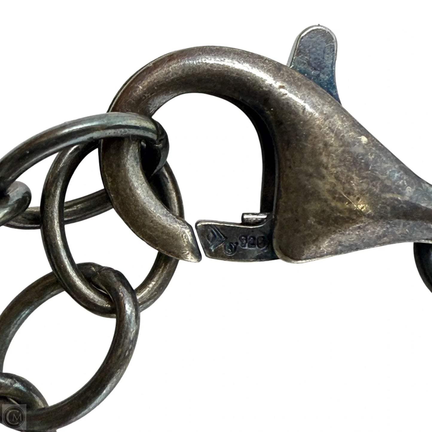 Howlite Brass & Sterling Silver Double Halo Necklace By Silpada