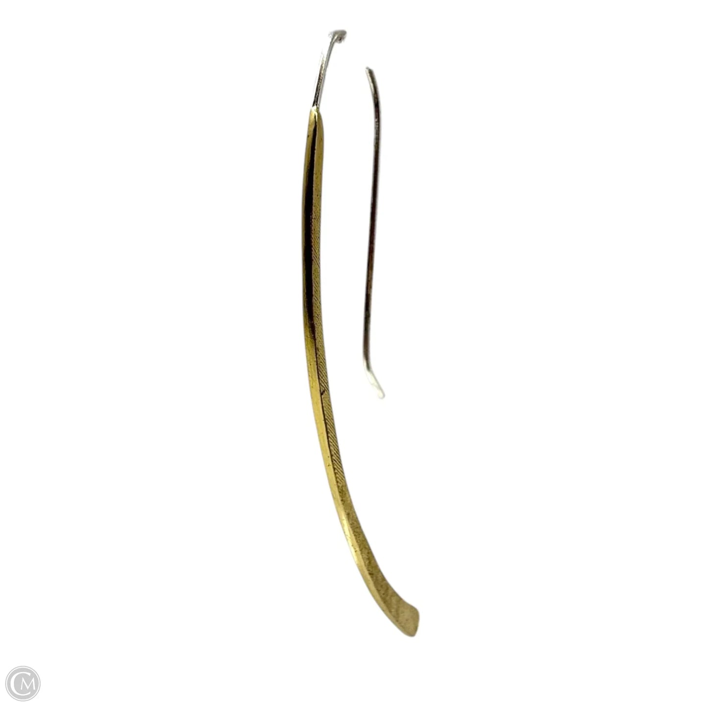 Sterling Silver KR Contour Art Earrings Dangle/drop By Silpada