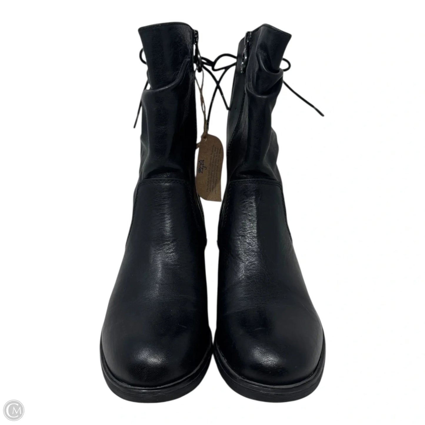 Sharnell Slouch Boots Mid-calf Flats By Sofft In Black, Size: 6