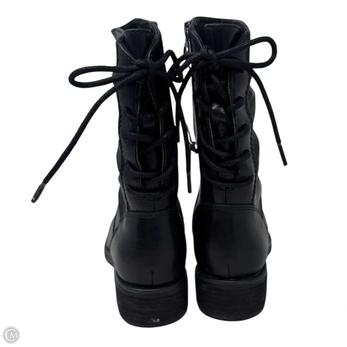 Sharnell Slouch Boots Mid-calf Flats By Sofft In Black, Size: 6