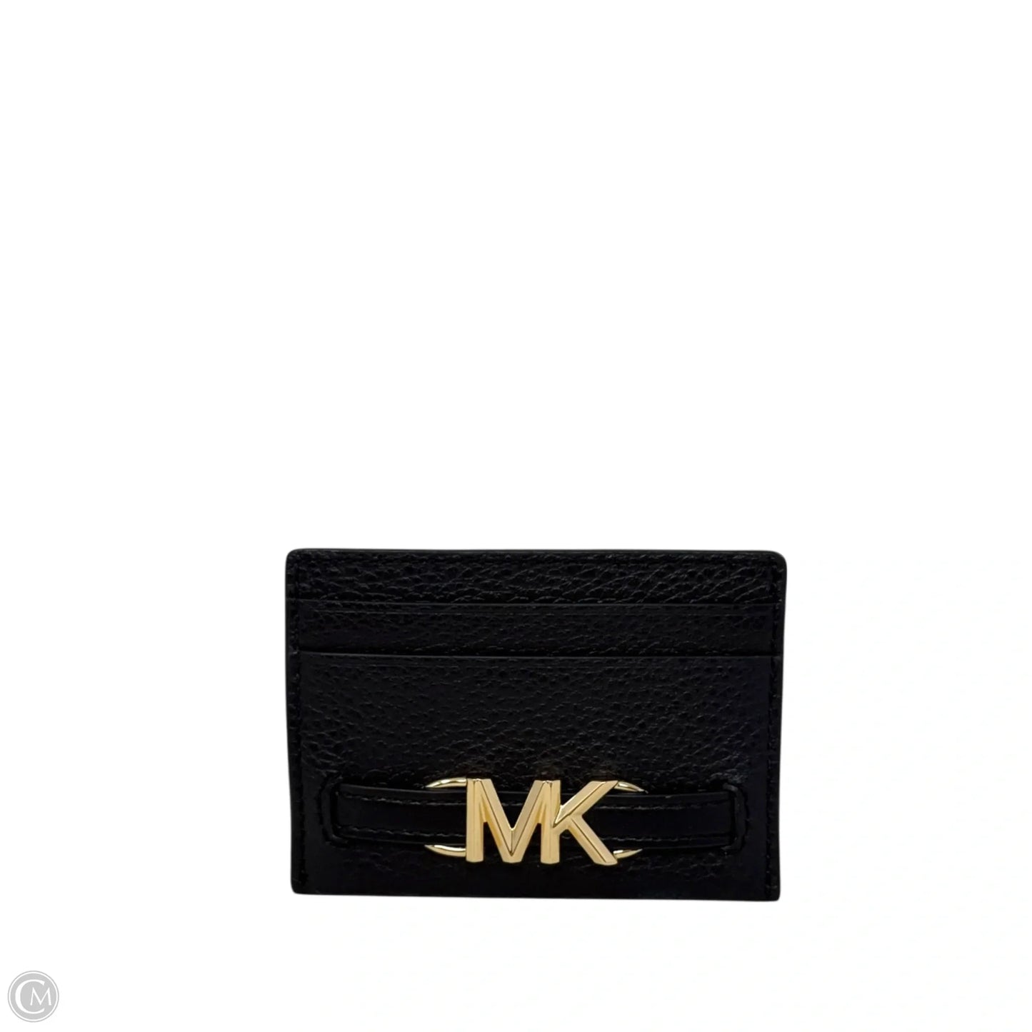 Reed Large Pebbled Leather Card Case Designer By Michael Kors, Size: Small