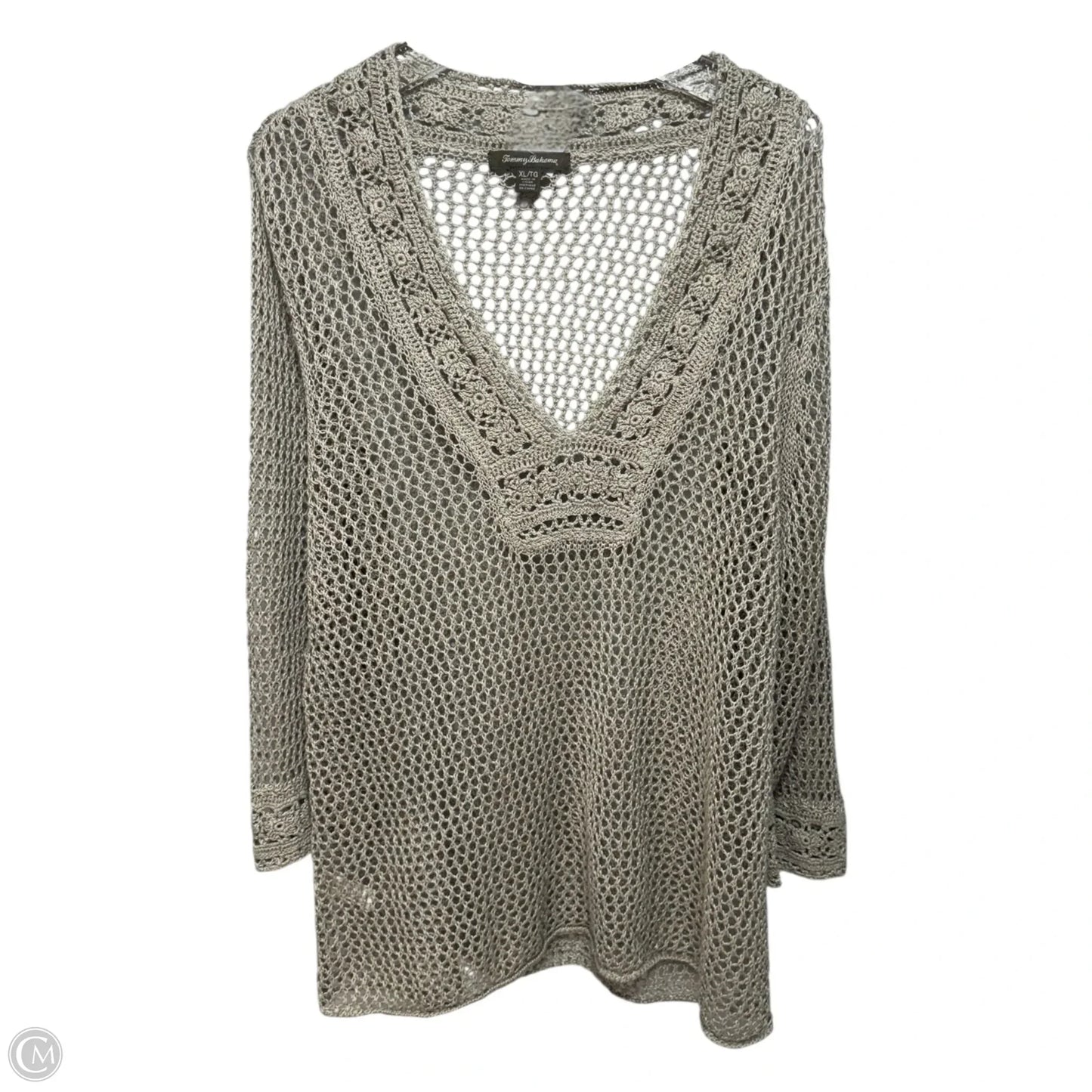 Sweater By Tommy Bahama In Beige, Size: Xl