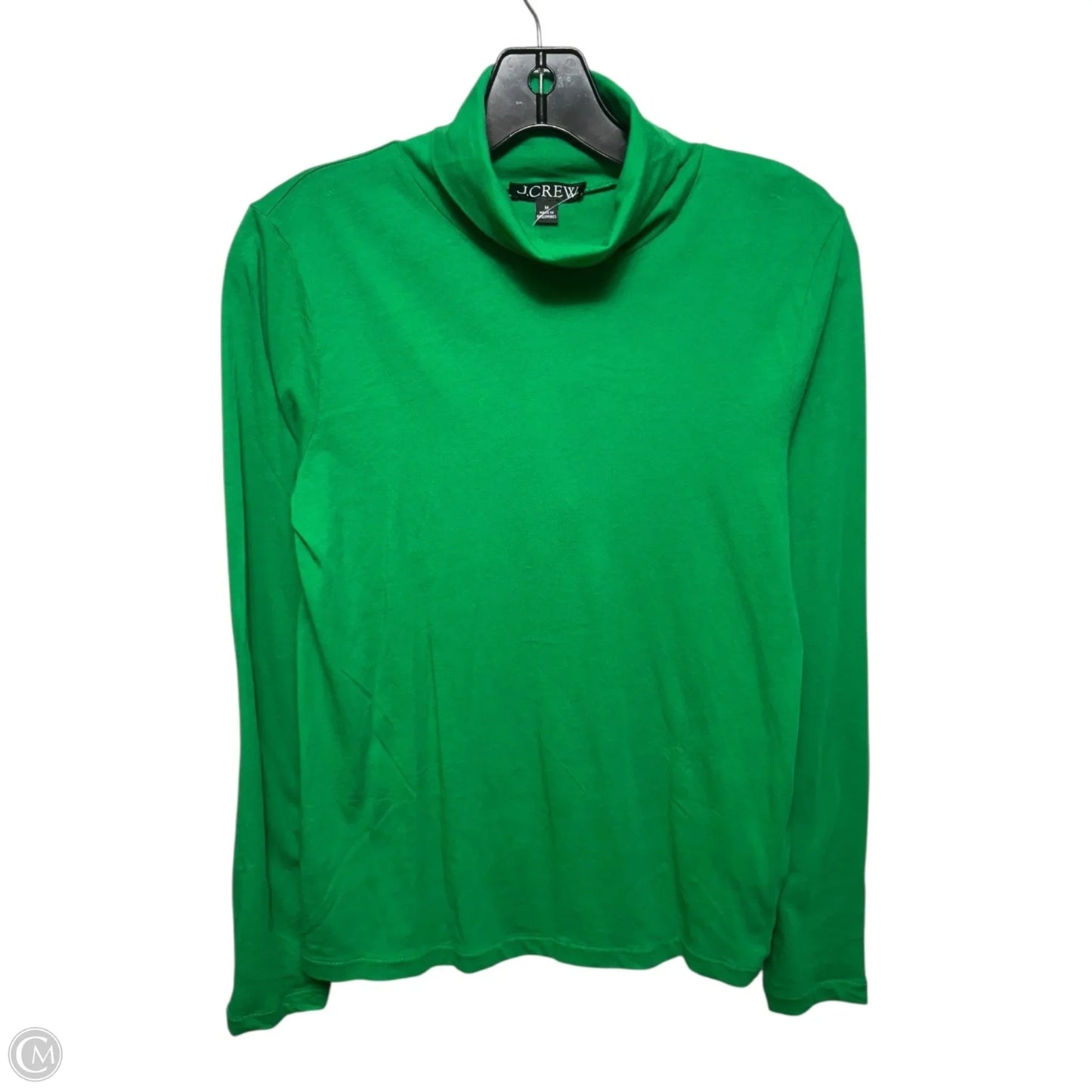 Top Long Sleeve Basic By J. Crew In Green, Size: M