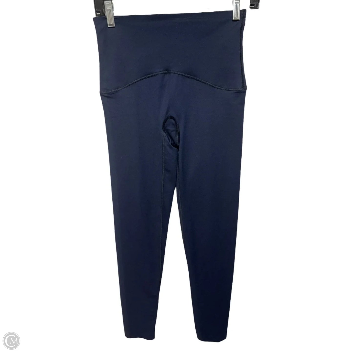 Athletic Leggings By Spanx In Navy, Size: M