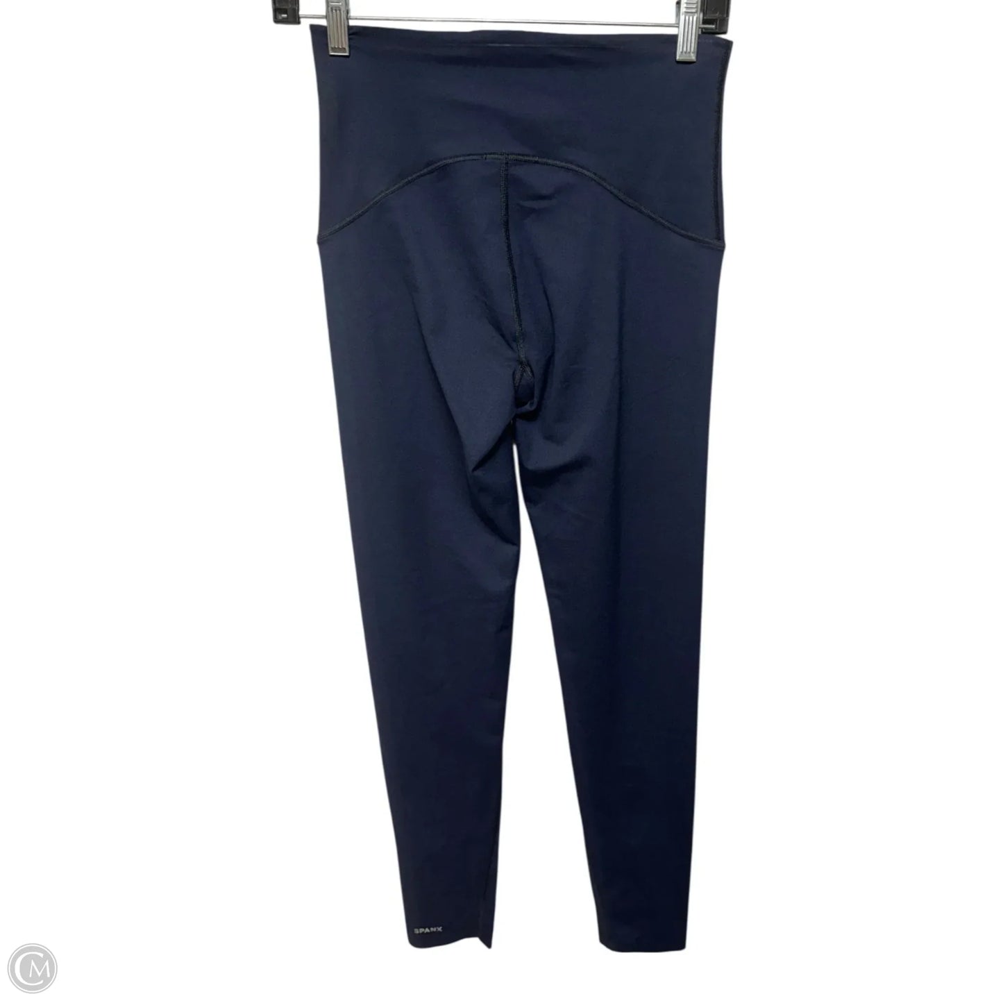 Athletic Leggings By Spanx In Navy, Size: M