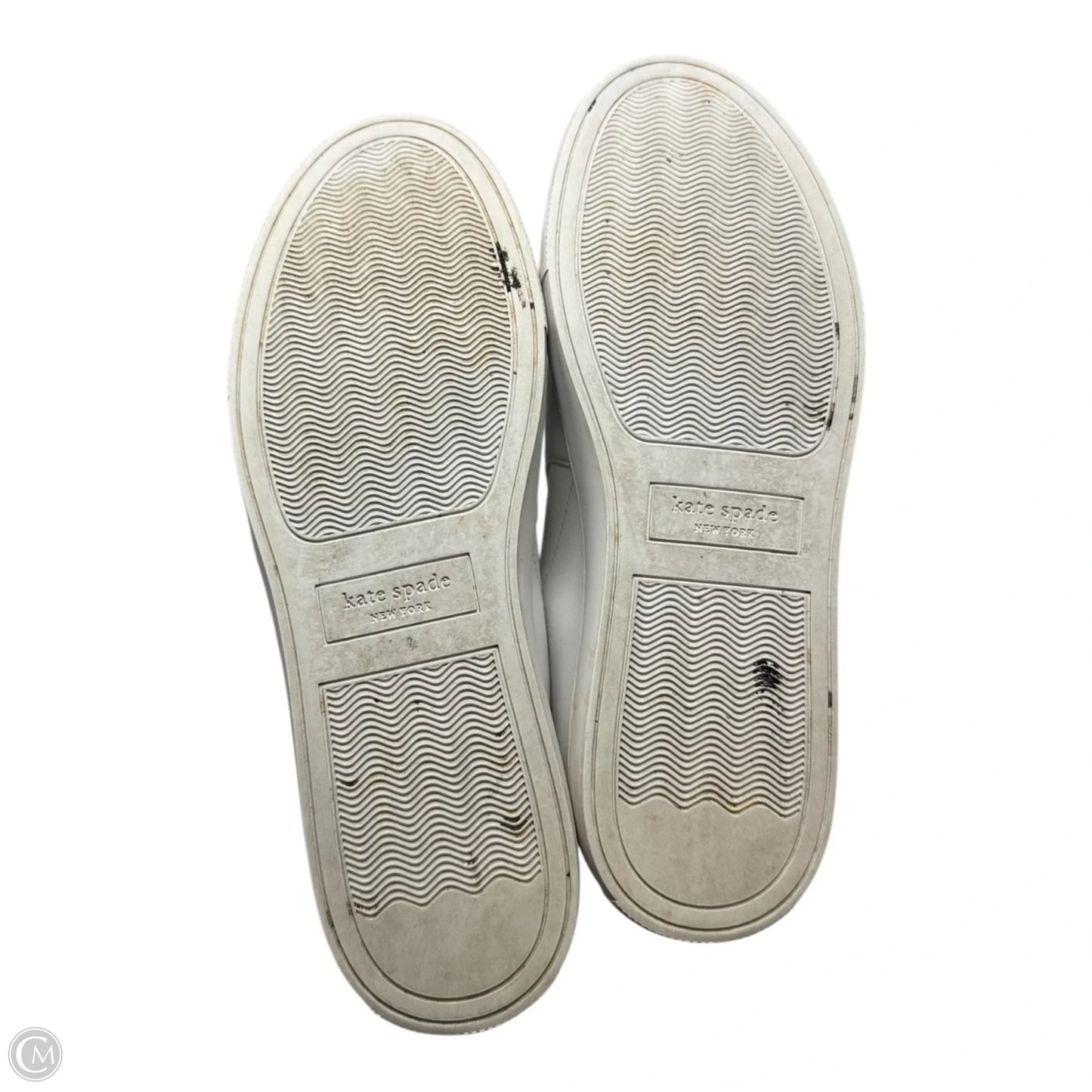 Azores Perforated Spade Shoes Designer By Kate Spade In White, Size: 6.5