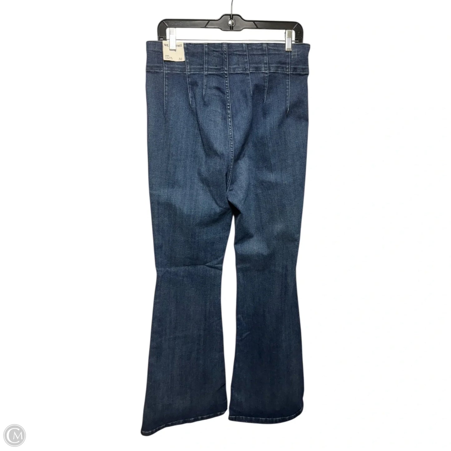 Jayde High Rise Flare Jeans By We The Free In Blue Denim, Size: 10