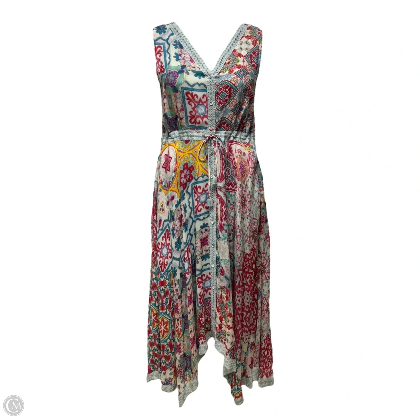 Zevele Vanessa Dress Midi By Johnny Was In Multi-colored, Size: M