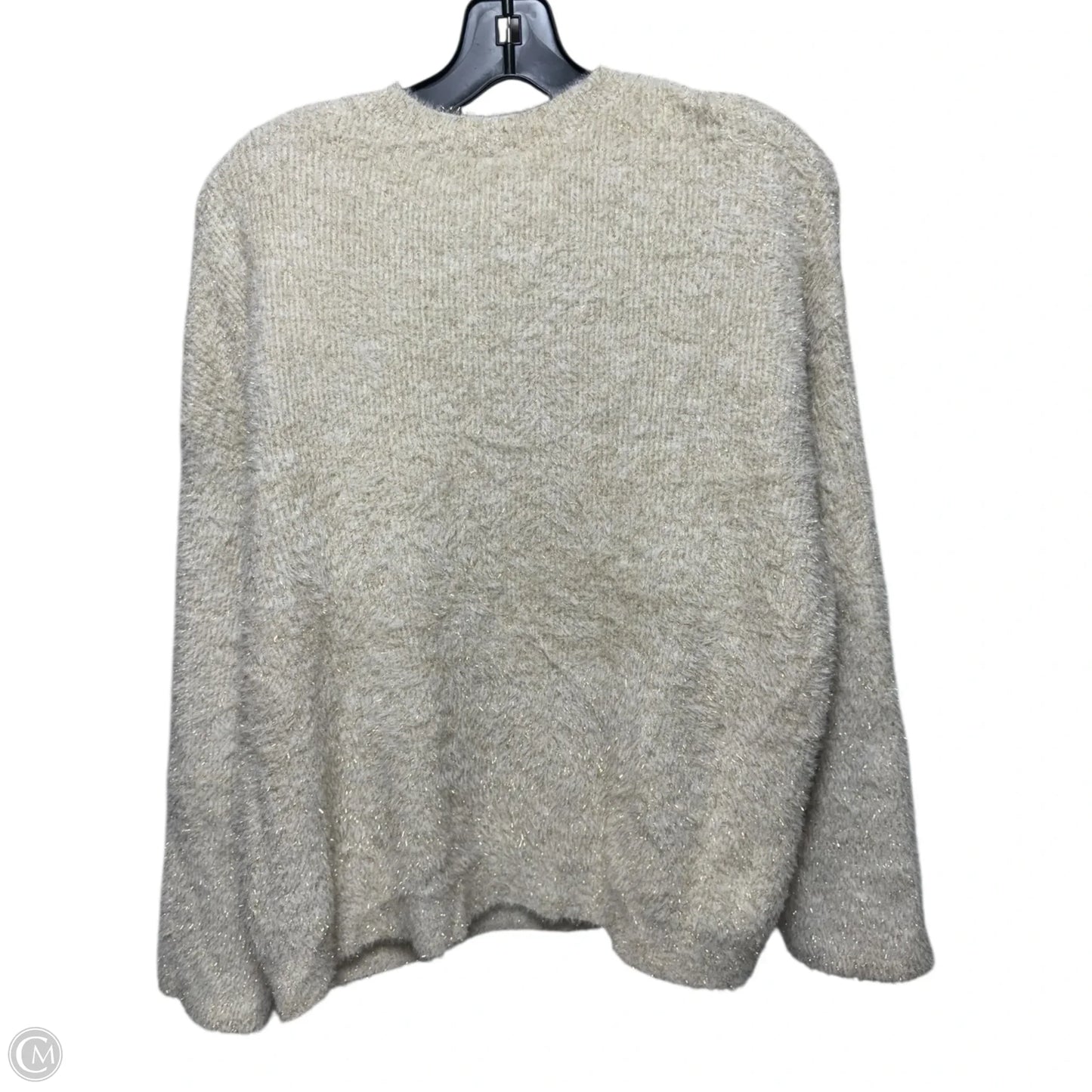 Sweater By Loft In Cream, Size: Xl
