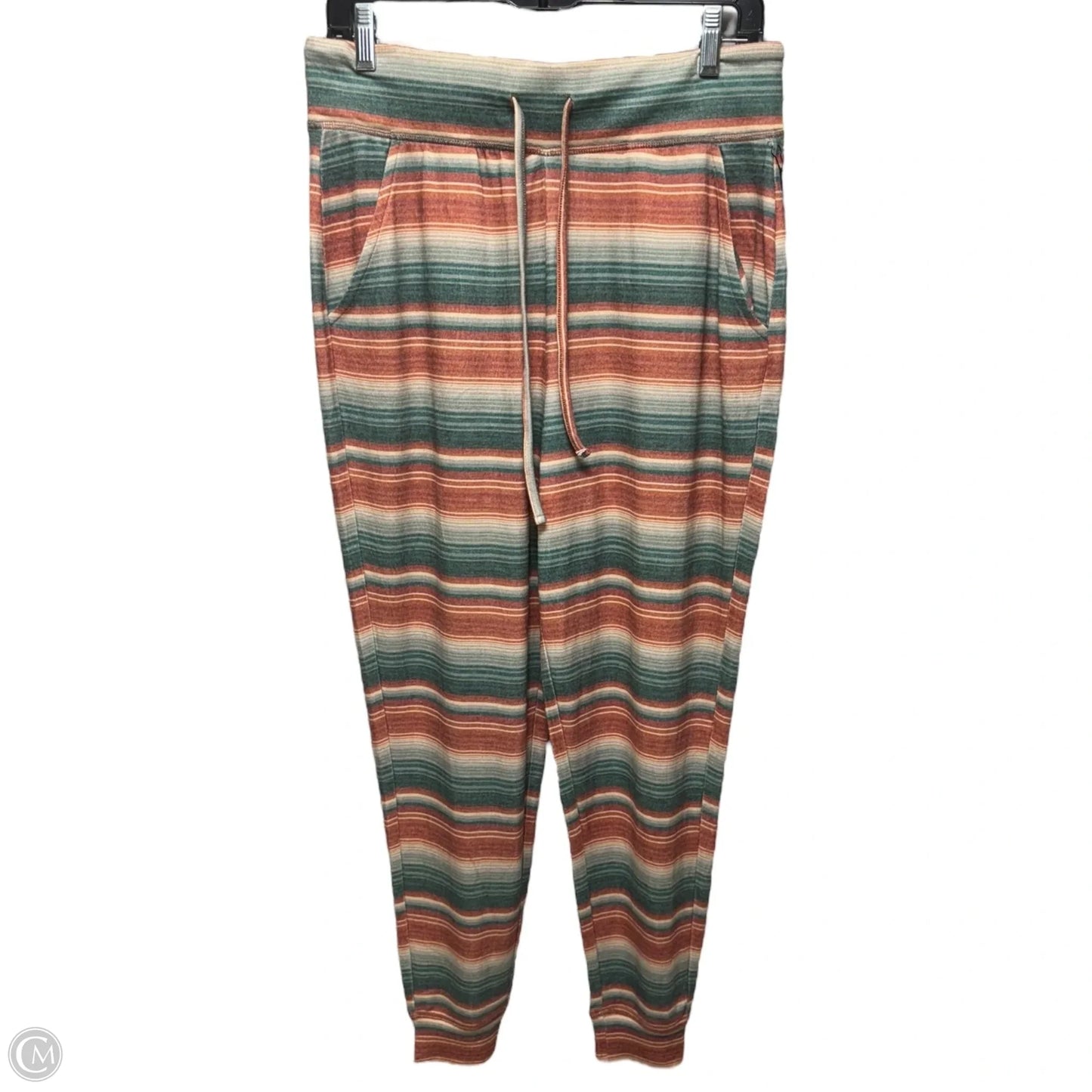 Pants Lounge By Rock & Roll In Striped Pattern, Size: L