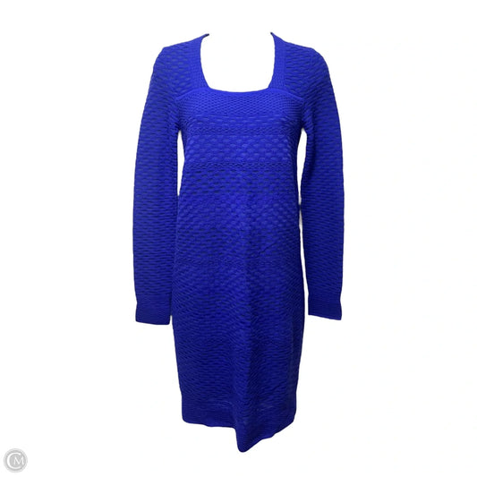 Knit Dress Luxury Designer By M Missoni In Blue, Size: S/38