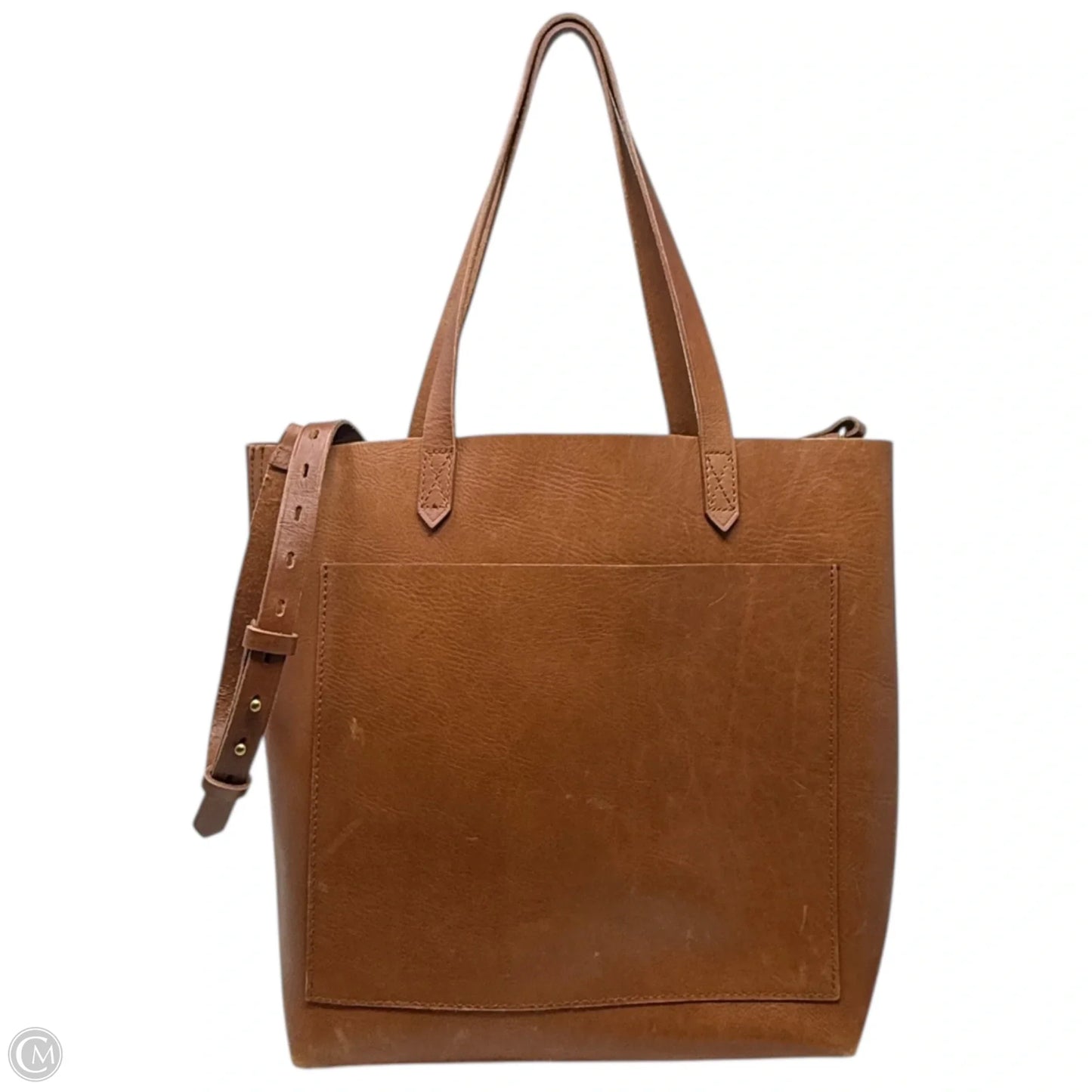 The Transport Leather Tote By Madewell, Size: Medium