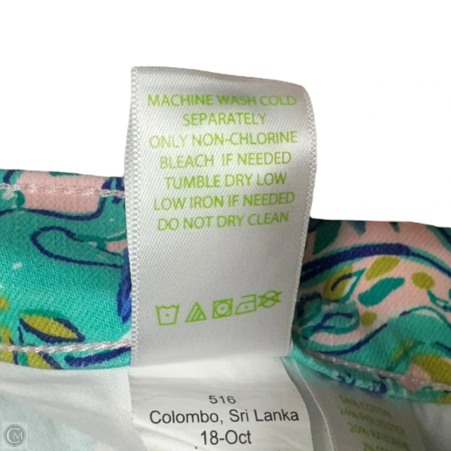 South Ocean Skinny Jeans Designer By Lilly Pulitzer In Melon Fig Tint, Size: 8