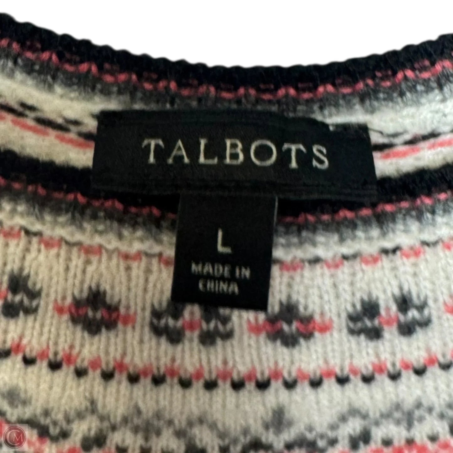 Sweater By Talbots In Multi-colored, Size: L