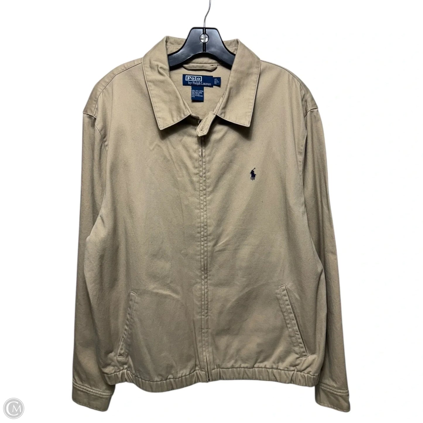 Jacket By Polo Ralph Lauren In Tan, Size: L
