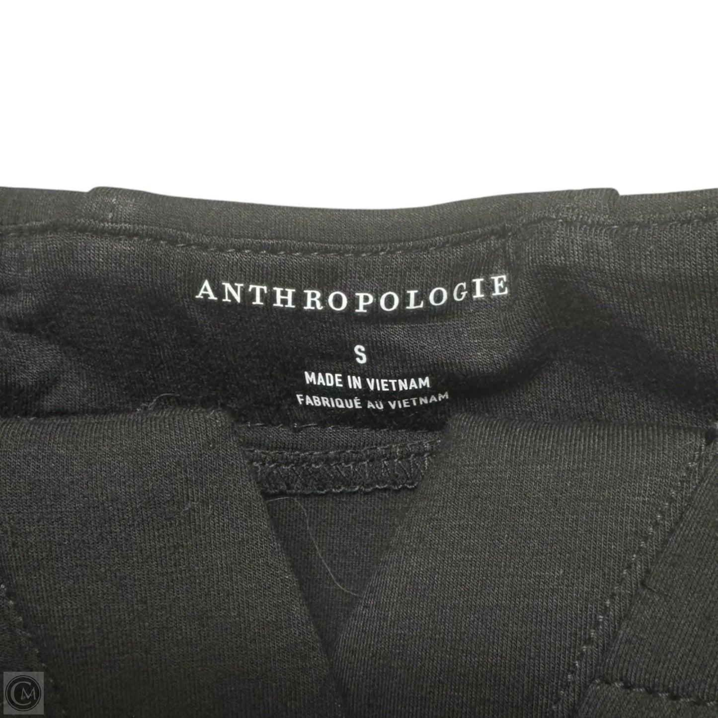 Seamed Scuba Corset Tank Top By Anthropologie In Black, Size: S