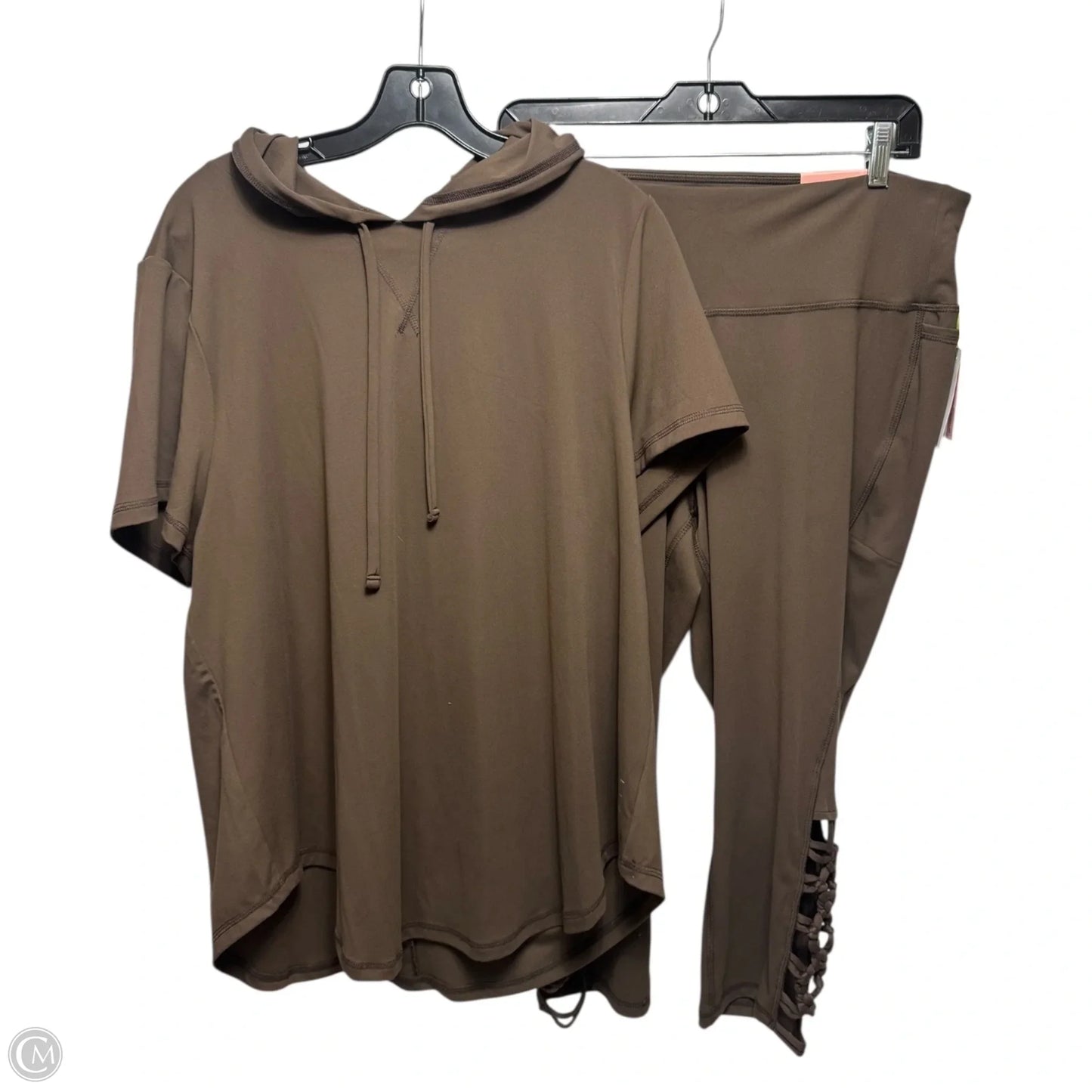 Athletic Set 2pc By Livi Active In Brown, Size: 18